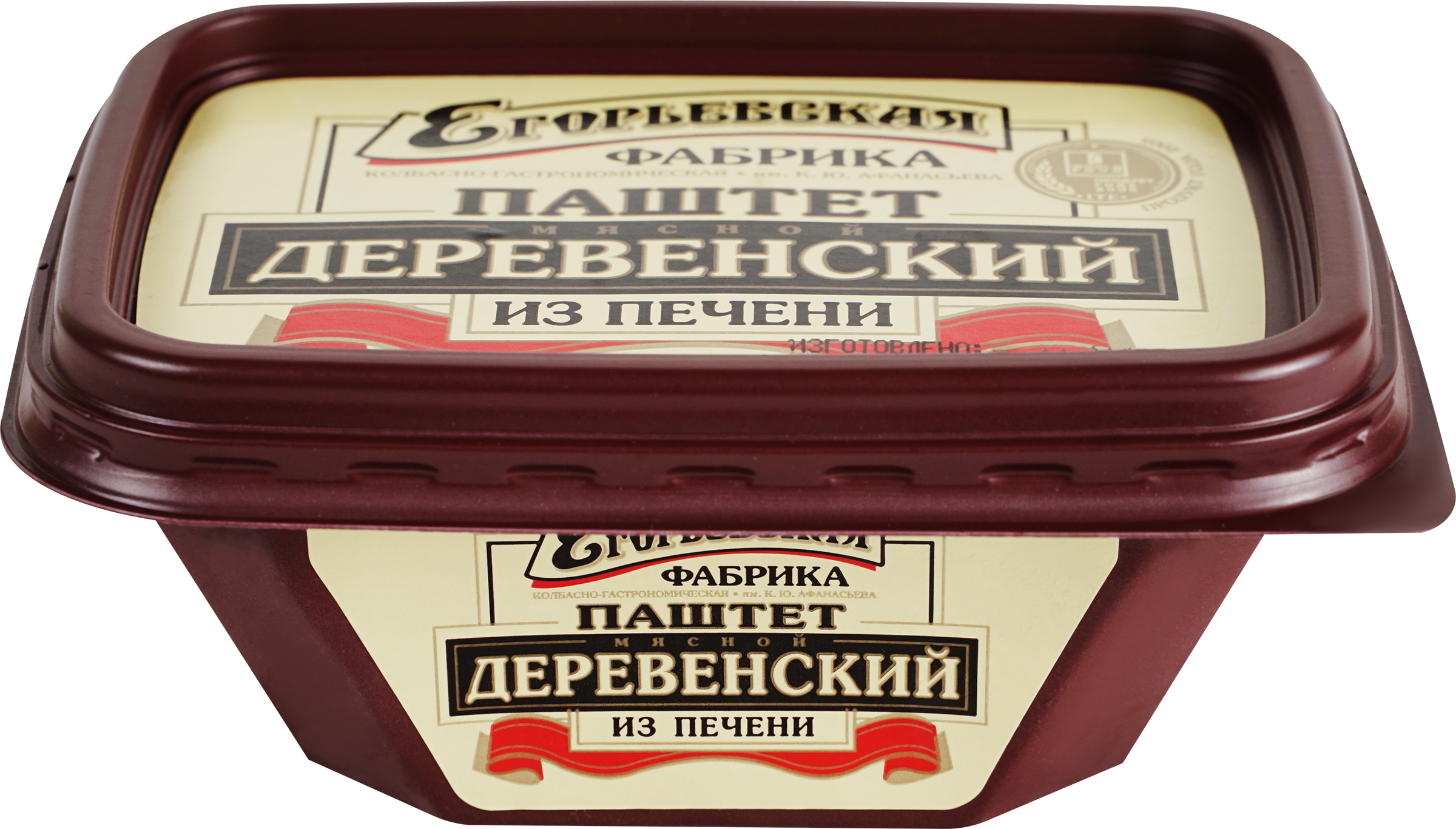 Изображение товара Паштет из печени КФ Егорьевская Деревенский 150г натуральный, вкусный и качественный Изображение товара Паштет из печени КФ Егорьевская Деревенский 150г натуральный, вкусный и качественный