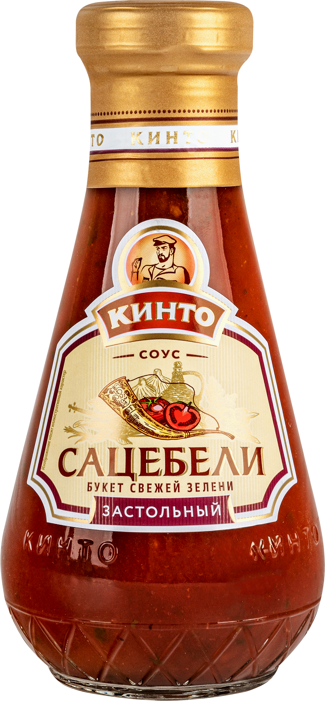 Изображение товара Грузинский томатный соус КИНТО Сацебели, 300г - натуральный и острый