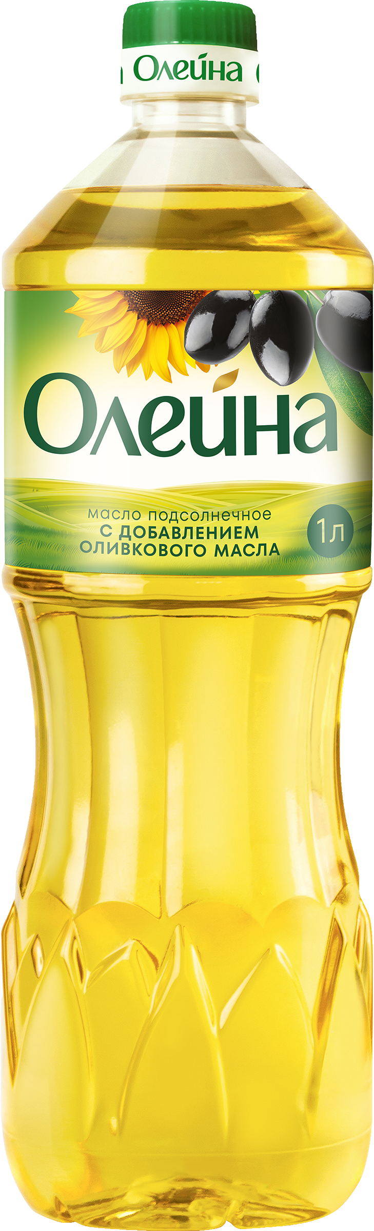 Изображение товара Масло растительное ОЛЕЙНА 1-й сорт подсолнечное и оливковое, 1л