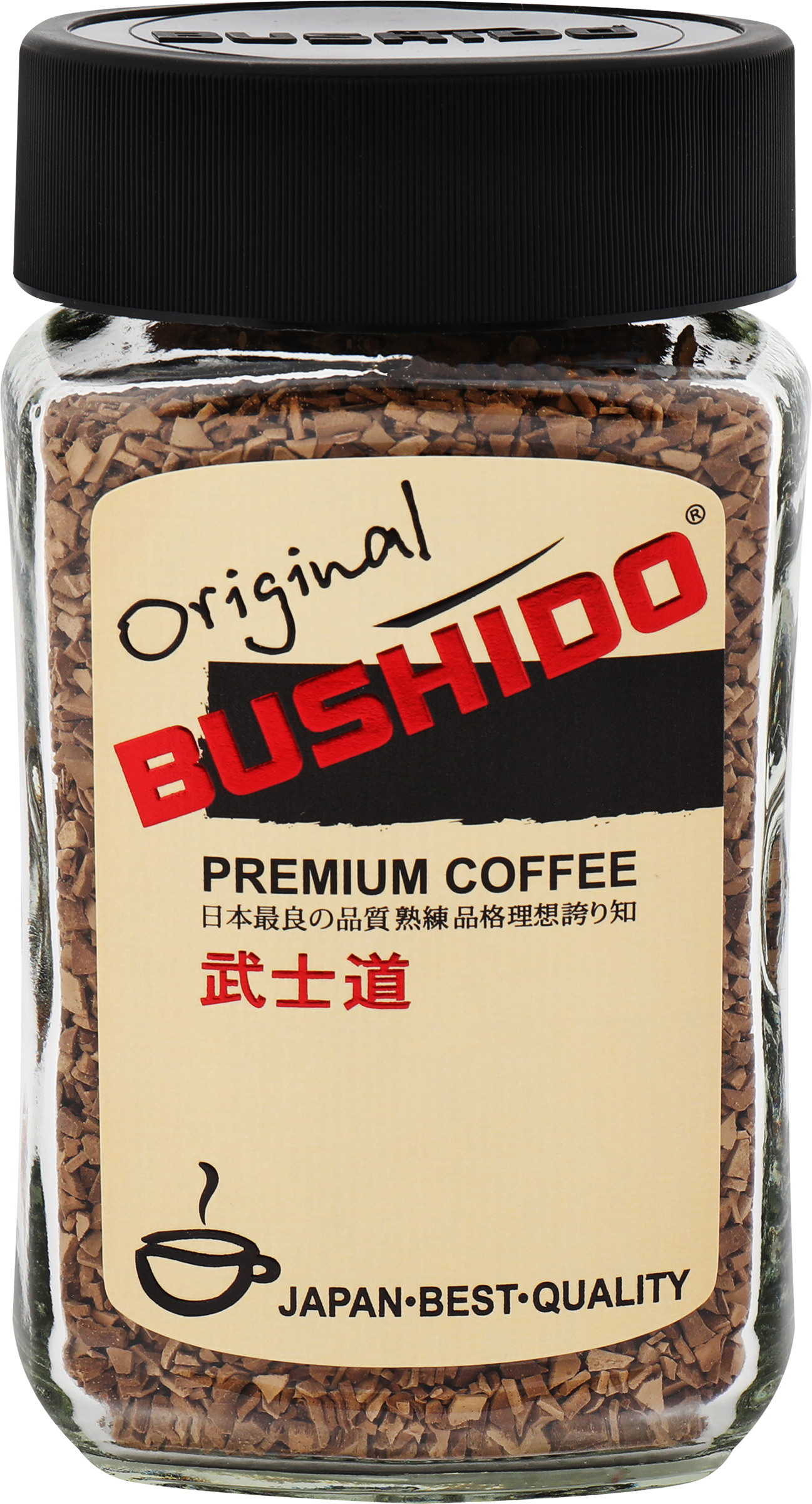 Изображение товара Кофе растворимый BUSHIDO Original с богатым вкусом и ароматом, 100 г