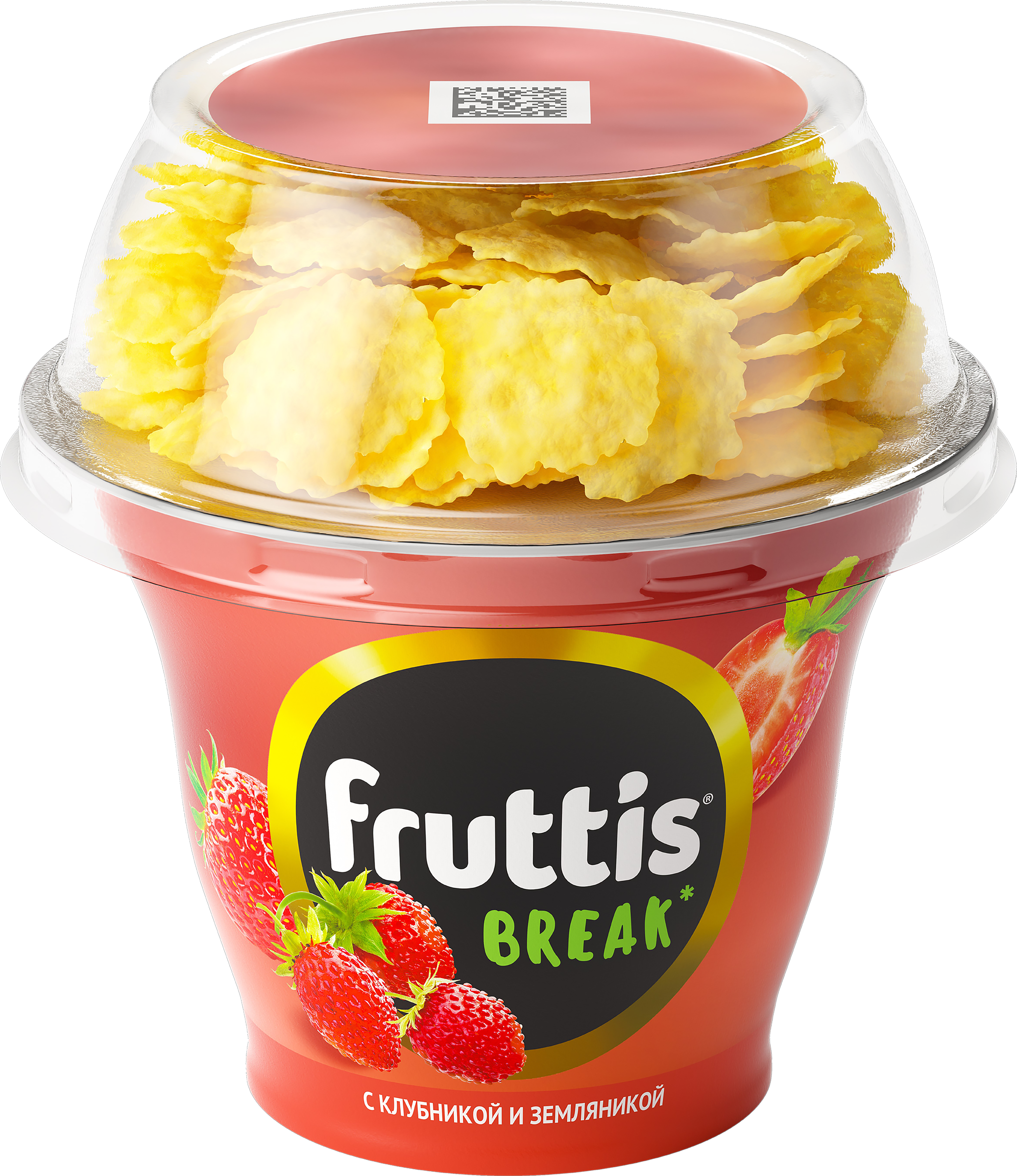 Изображение товара Йогурт FRUTTIS Вкусный перерыв с клубникой и топпером 175 г Изображение товара Йогурт FRUTTIS Вкусный перерыв с клубникой и топпером 175 г