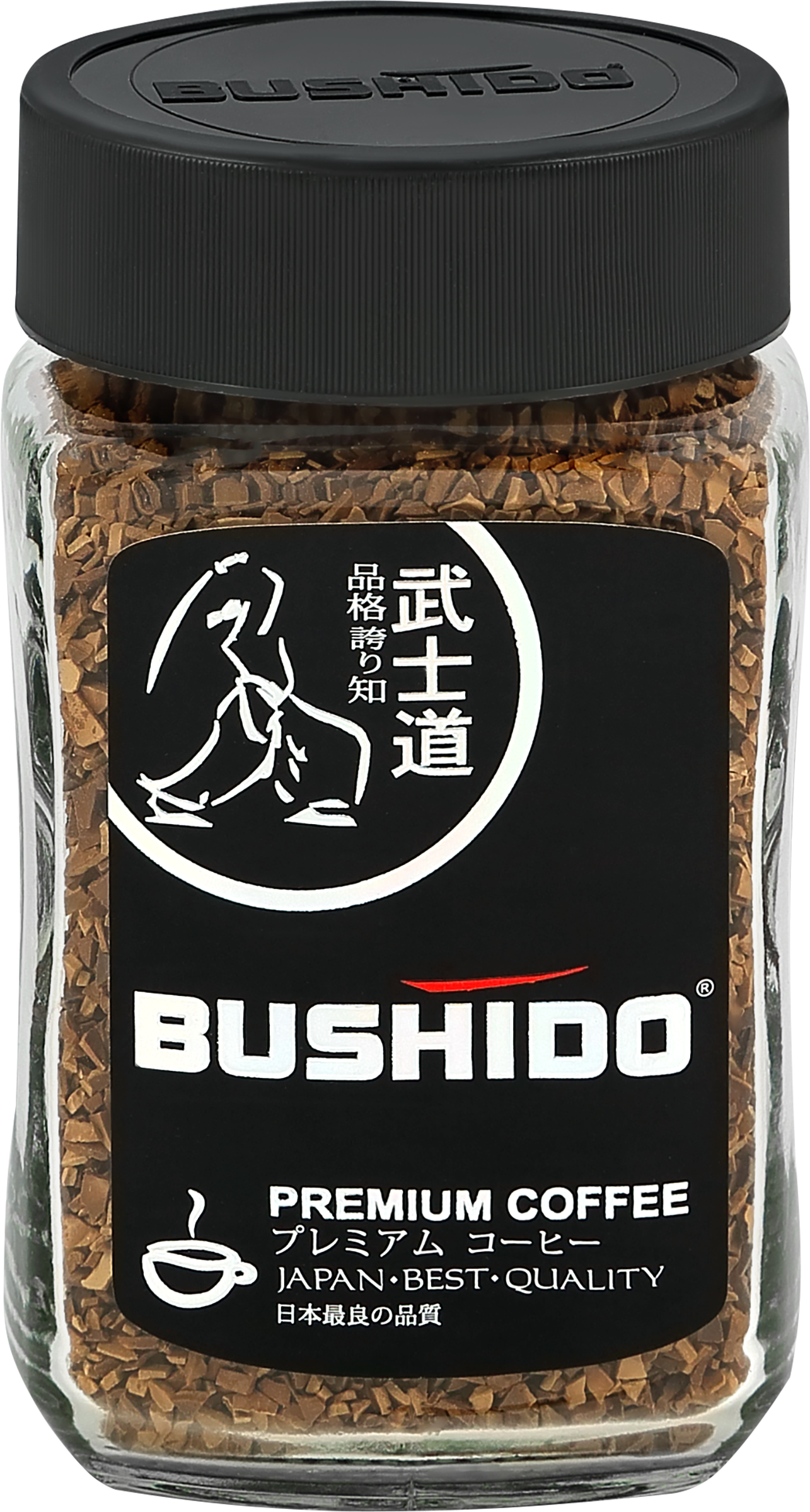 Изображение товара Кофе растворимый BUSHIDO Black Katana сублимированный 100г стеклянная банка Изображение товара Кофе растворимый BUSHIDO Black Katana сублимированный 100г стеклянная банка