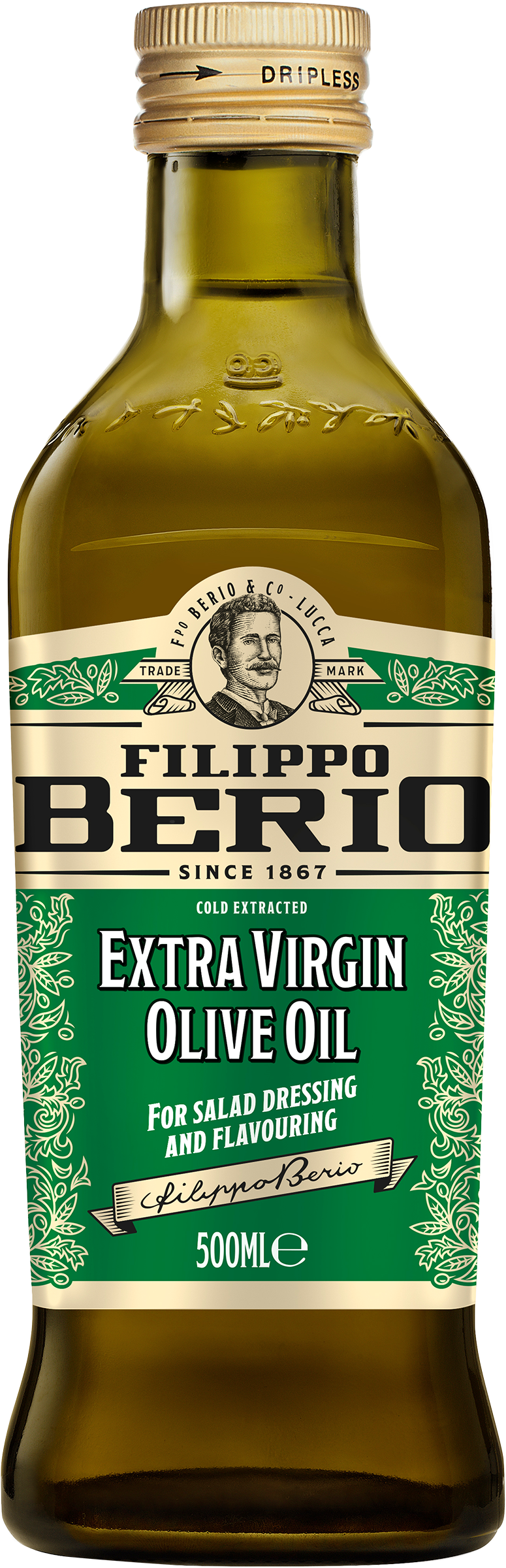 Изображение товара Масло оливковое FILIPPO BERIO Extra Virgin 500мл Изображение товара Масло оливковое FILIPPO BERIO Extra Virgin 500мл