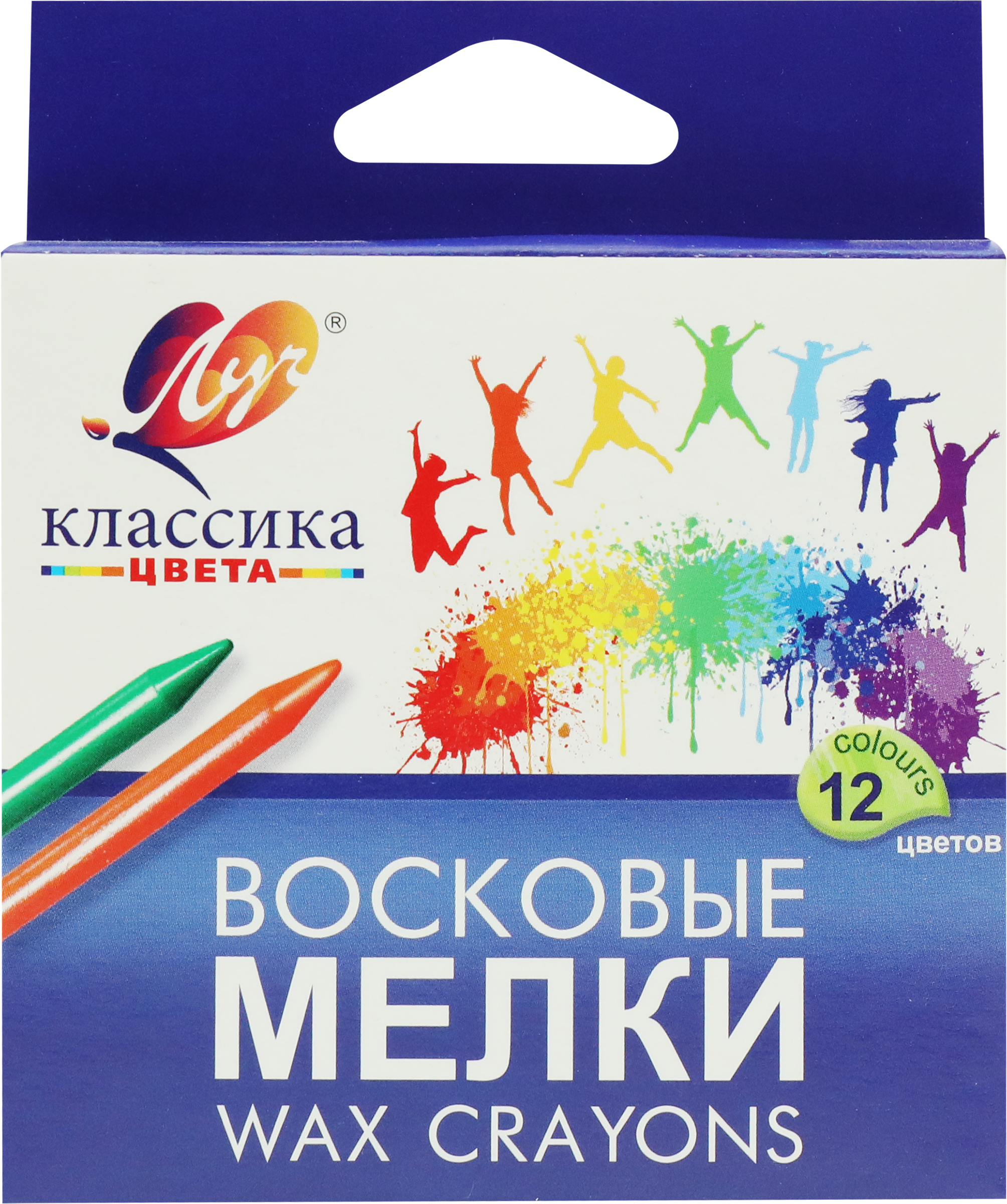 Изображение товара Мелки восковые ЛУЧ Классика 12 цветов
