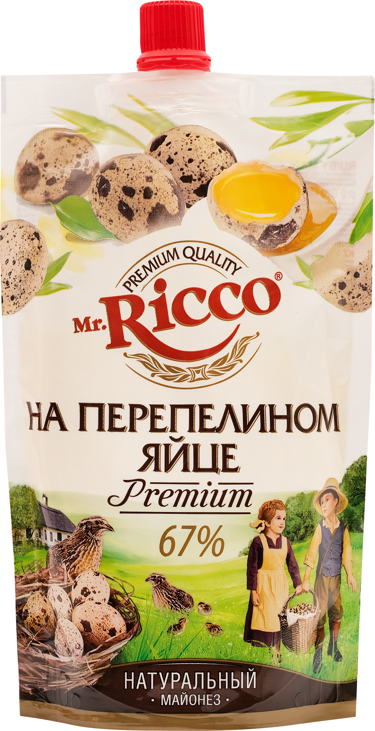 Изображение товара Майонез натуральный MR.RICCO Organic на перепелином яйце 67%, 220мл Изображение товара Майонез натуральный MR.RICCO Organic на перепелином яйце 67%, 220мл