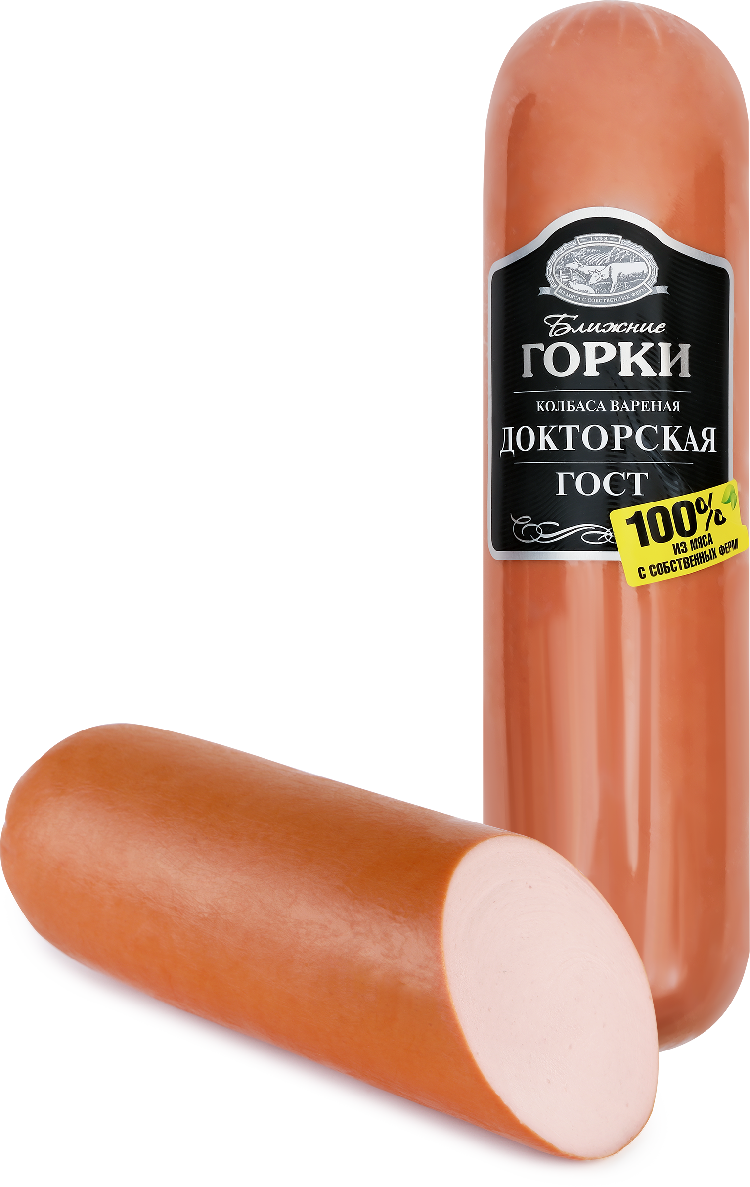 Изображение товара Вареная колбаса БЛИЖНИЕ ГОРКИ Докторская 1050 г вакуум упаковка Изображение товара Вареная колбаса БЛИЖНИЕ ГОРКИ Докторская 1050 г вакуум упаковка