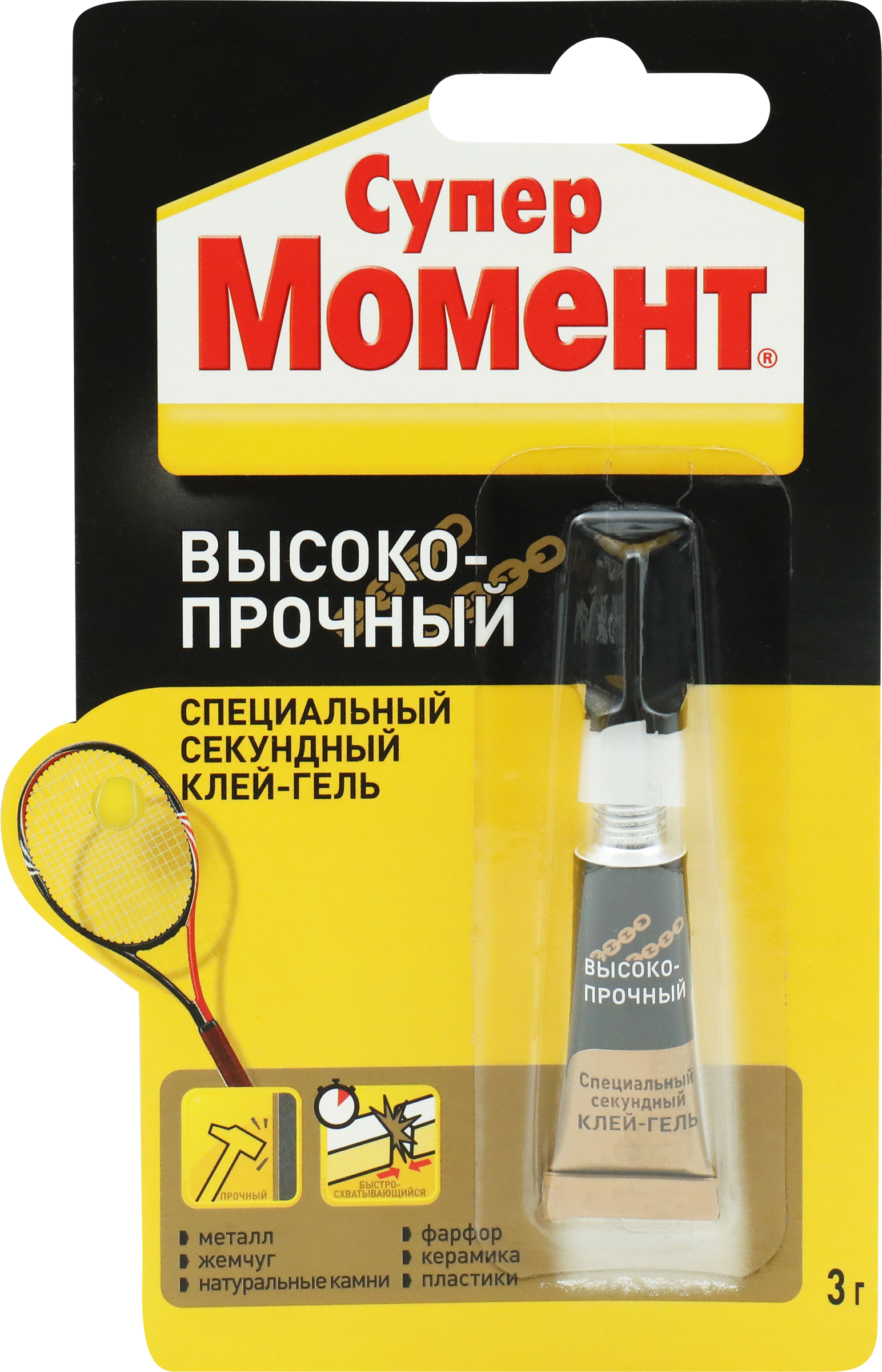 Изображение товара Клей СУПЕР МОМЕНТ высокопрочный для универсального склеивания