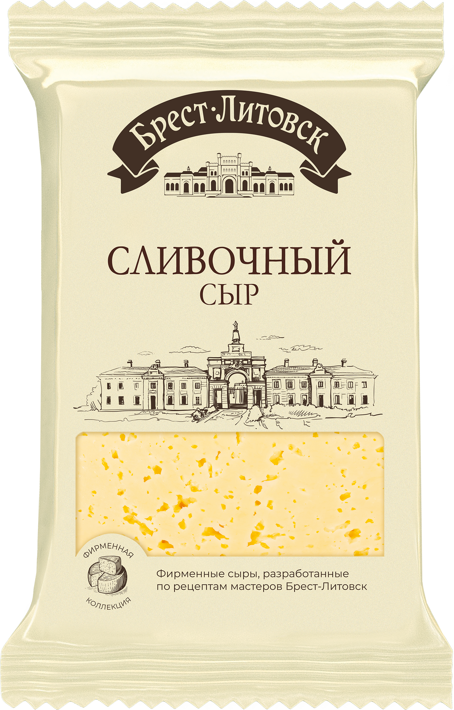 Изображение товара Полутвердый сливочный сыр БРЕСТ-ЛИТОВСК 50% в нарезке Изображение товара Полутвердый сливочный сыр БРЕСТ-ЛИТОВСК 50% в нарезке