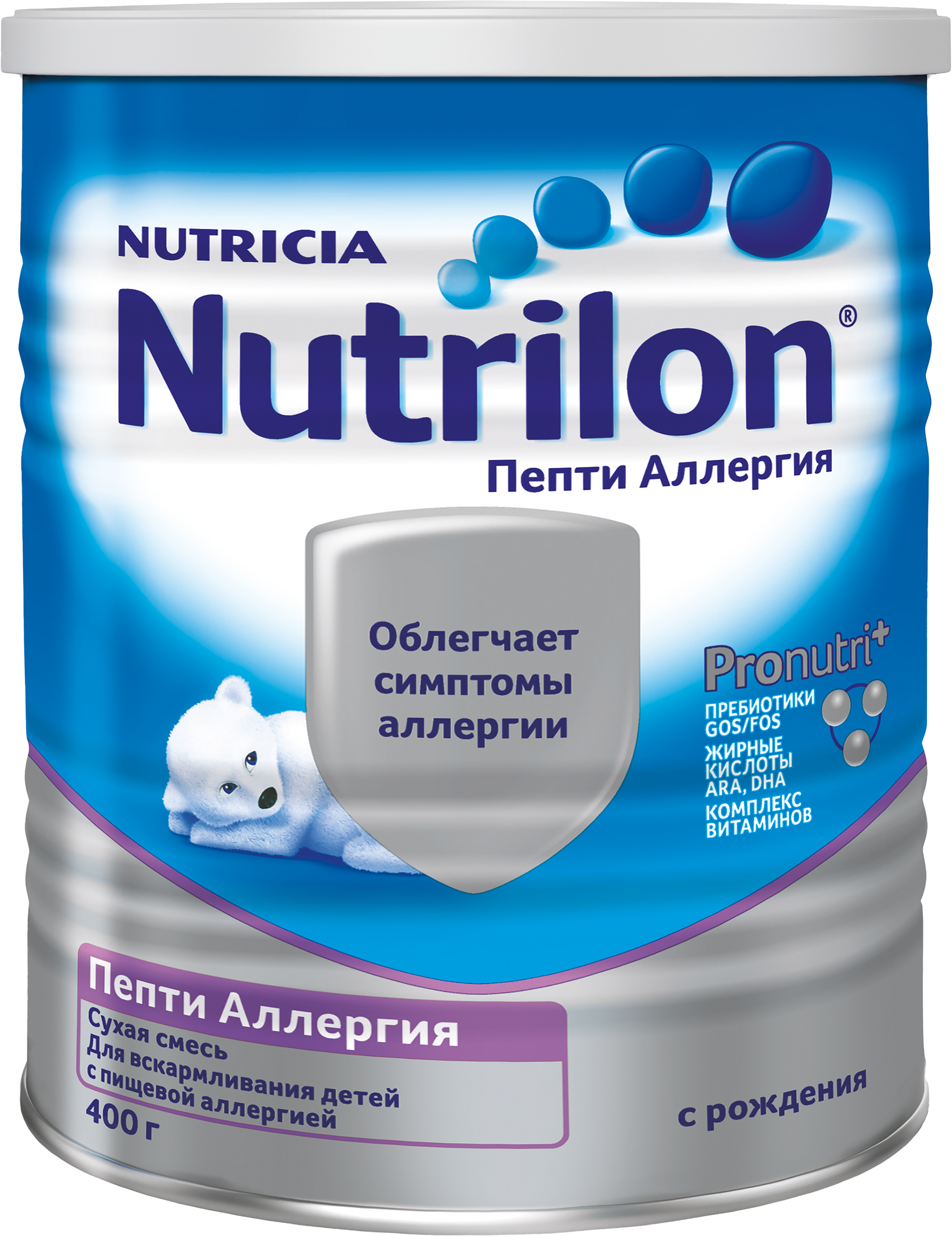 Изображение товара Nutrilon Пепти Аллергия детская гипоаллергенная смесь 400г