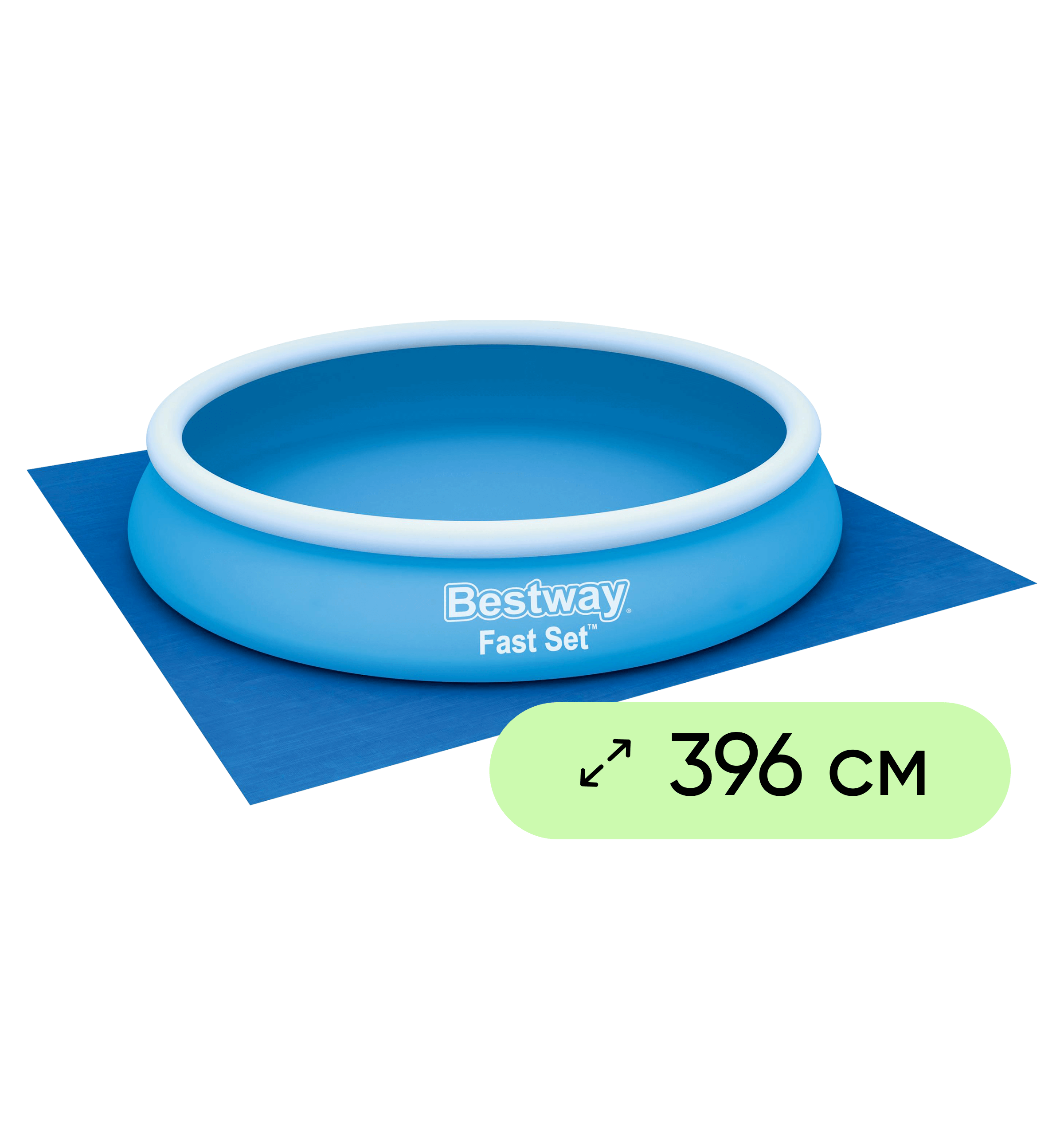 Изображение товара Подложка BESTWAY Flowclear 396x396см Дно защиты