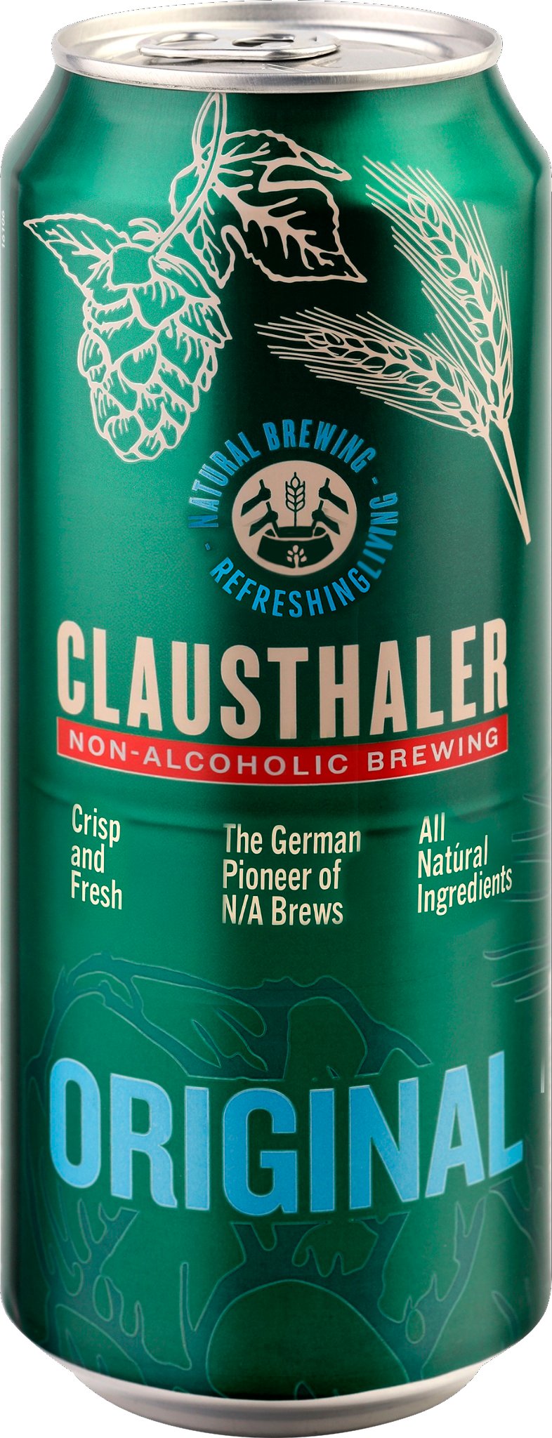 Изображение товара Безалкогольное светлое пиво CLAUSTHALER Original 0,5л банка Германия