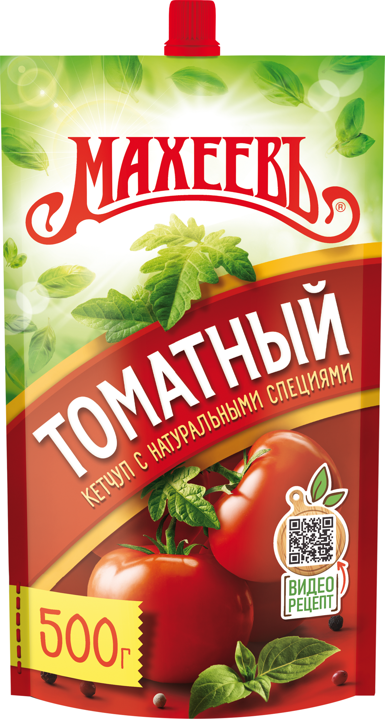 Изображение товара Кетчуп МАХЕЕВЪ Томатный 500г - натуральный соус для блюд и закусок