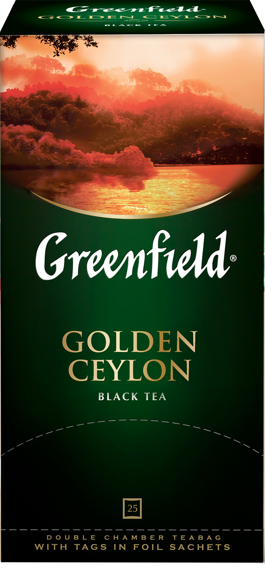 Изображение товара Чёрный чай GREENFIELD Golden Ceylon 25пак - насыщенный цейлонский вкус Изображение товара Чёрный чай GREENFIELD Golden Ceylon 25пак - насыщенный цейлонский вкус