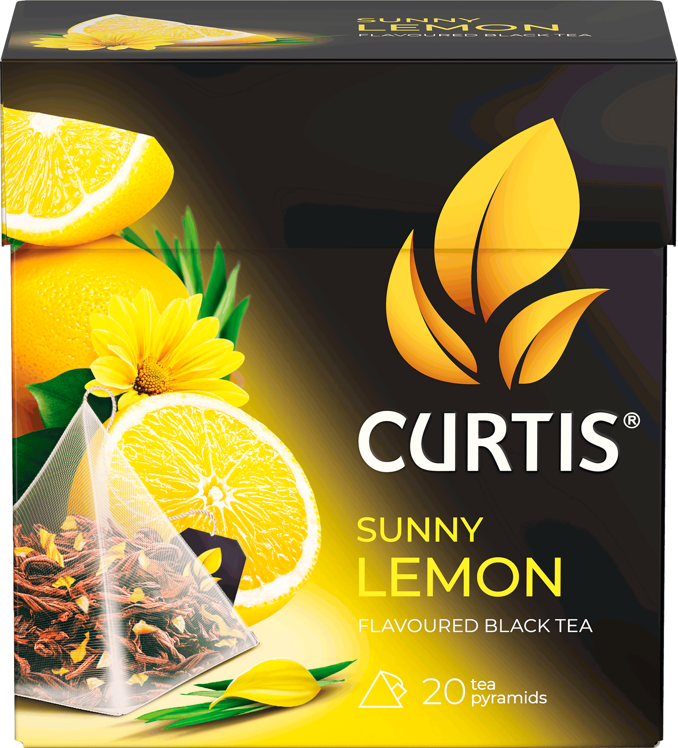 Изображение товара Чай черный CURTIS Sunny Lemon с ароматом цитрусовых, 20 пак Изображение товара Чай черный CURTIS Sunny Lemon с ароматом цитрусовых, 20 пак
