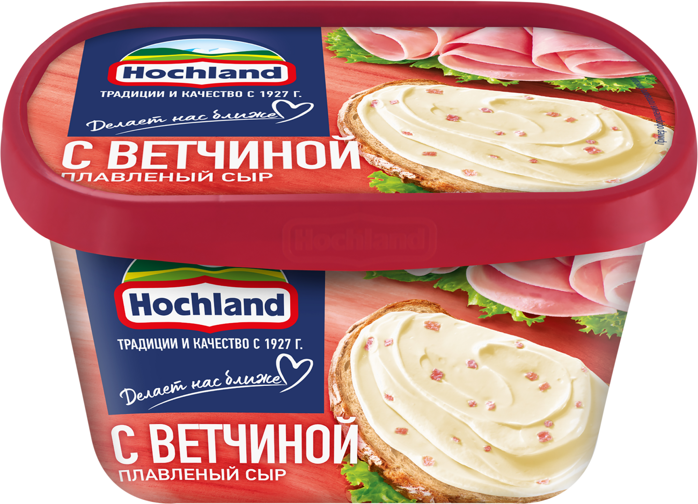 Изображение товара Сыр плавленый HOCHLAND с ветчиной 55% 400 г - вкусный и насыщенный продукт Изображение товара Сыр плавленый HOCHLAND с ветчиной 55% 400 г - вкусный и насыщенный продукт