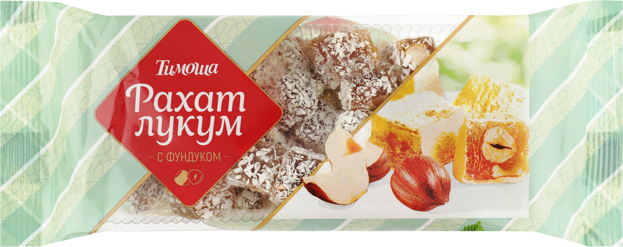 Изображение товара Рахат-лукум ТИМОША с фундуком 250г Изображение товара Рахат-лукум ТИМОША с фундуком 250г