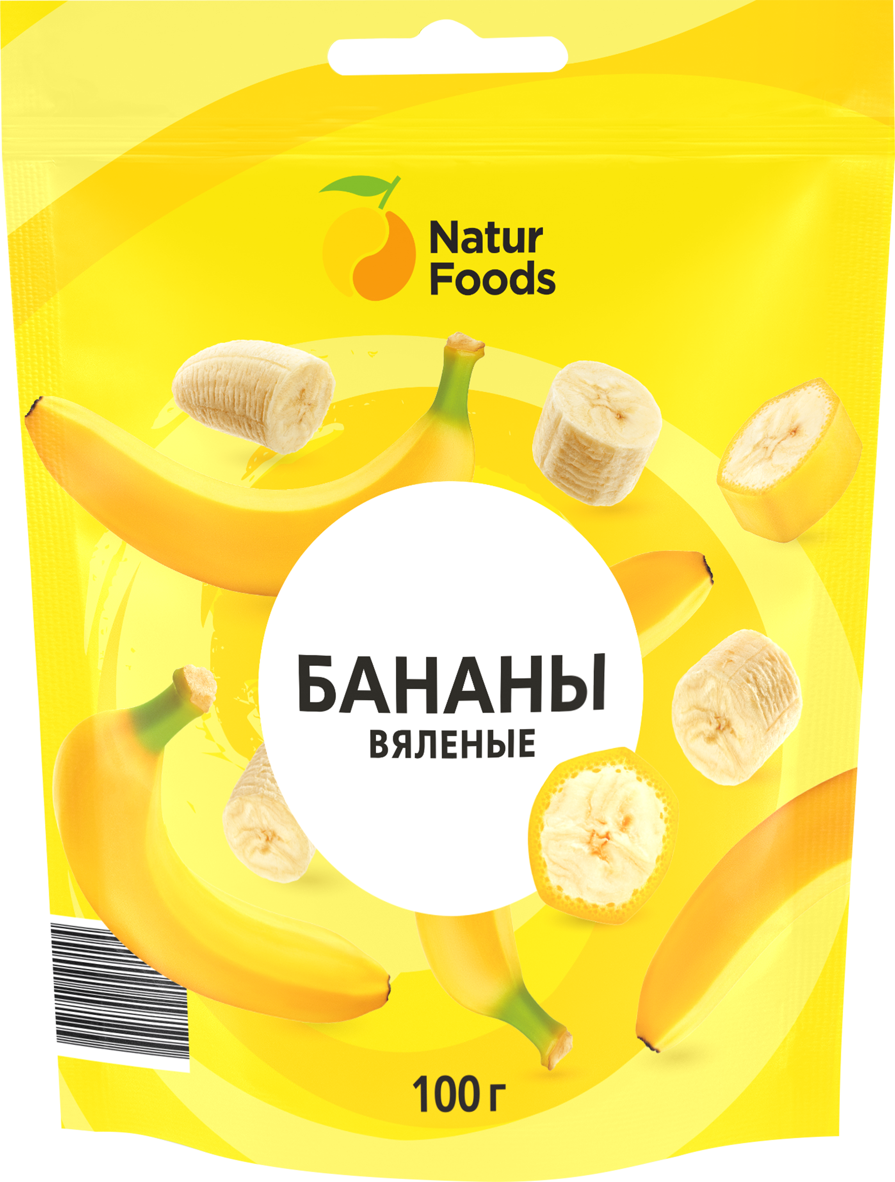 Изображение товара Бананы сушеные, 100г