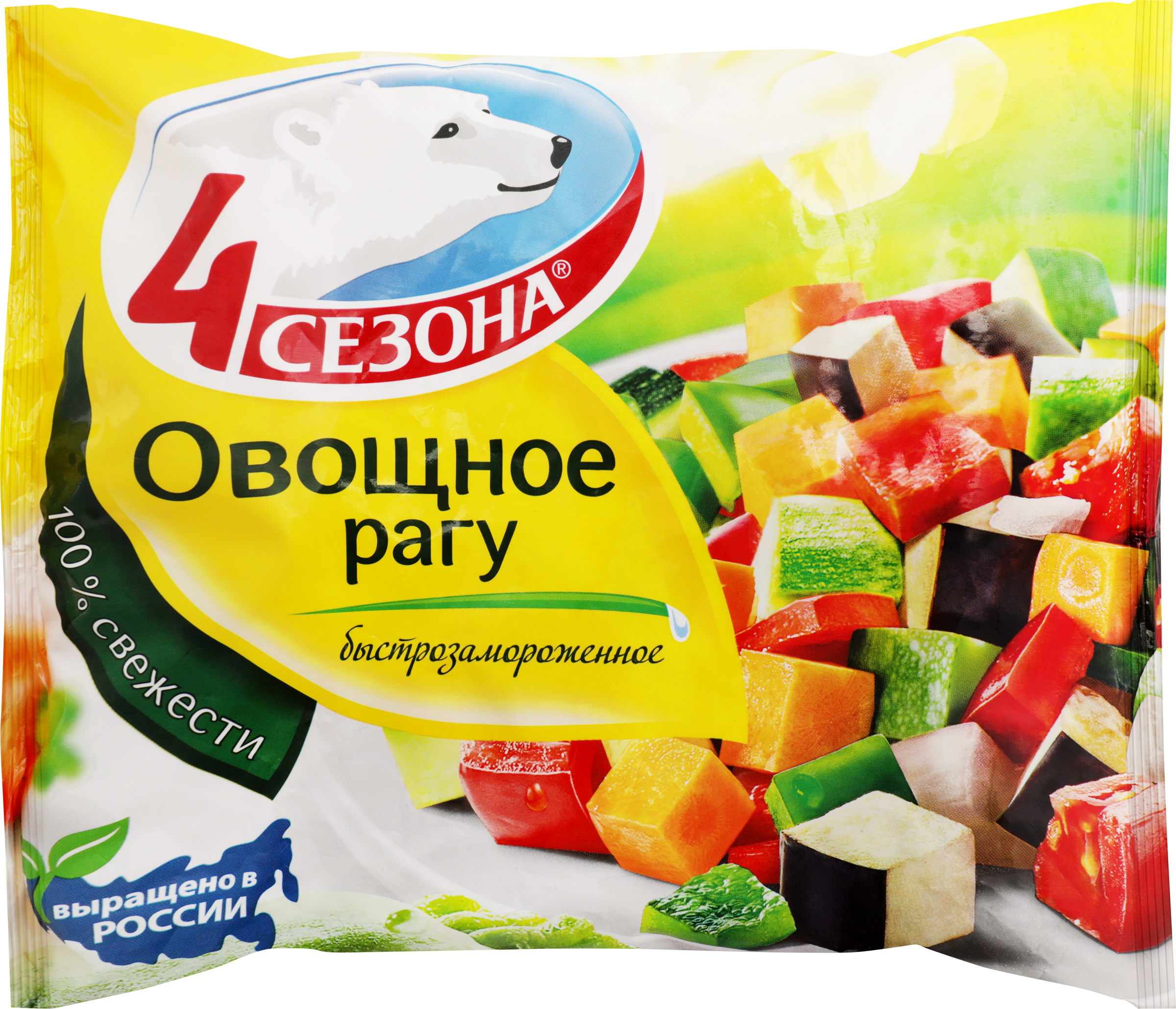 Изображение товара Смесь овощная 4 СЕЗОНА Овощное рагу 400г Замороженная Веганская Изображение товара Смесь овощная 4 СЕЗОНА Овощное рагу 400г Замороженная Веганская