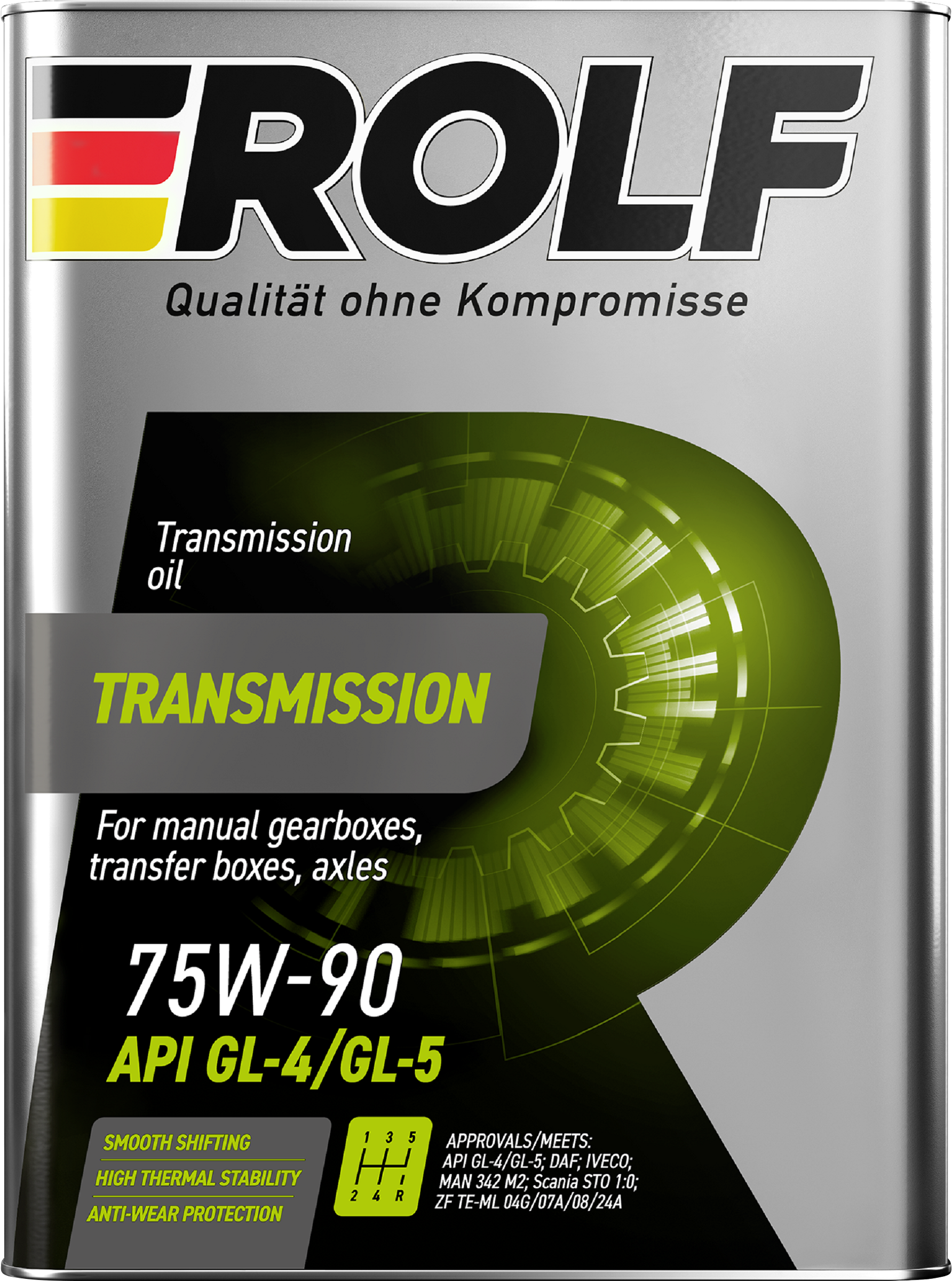 Изображение товара Масло трансмиссионное ROLF 75W-90 GL-4, 4л