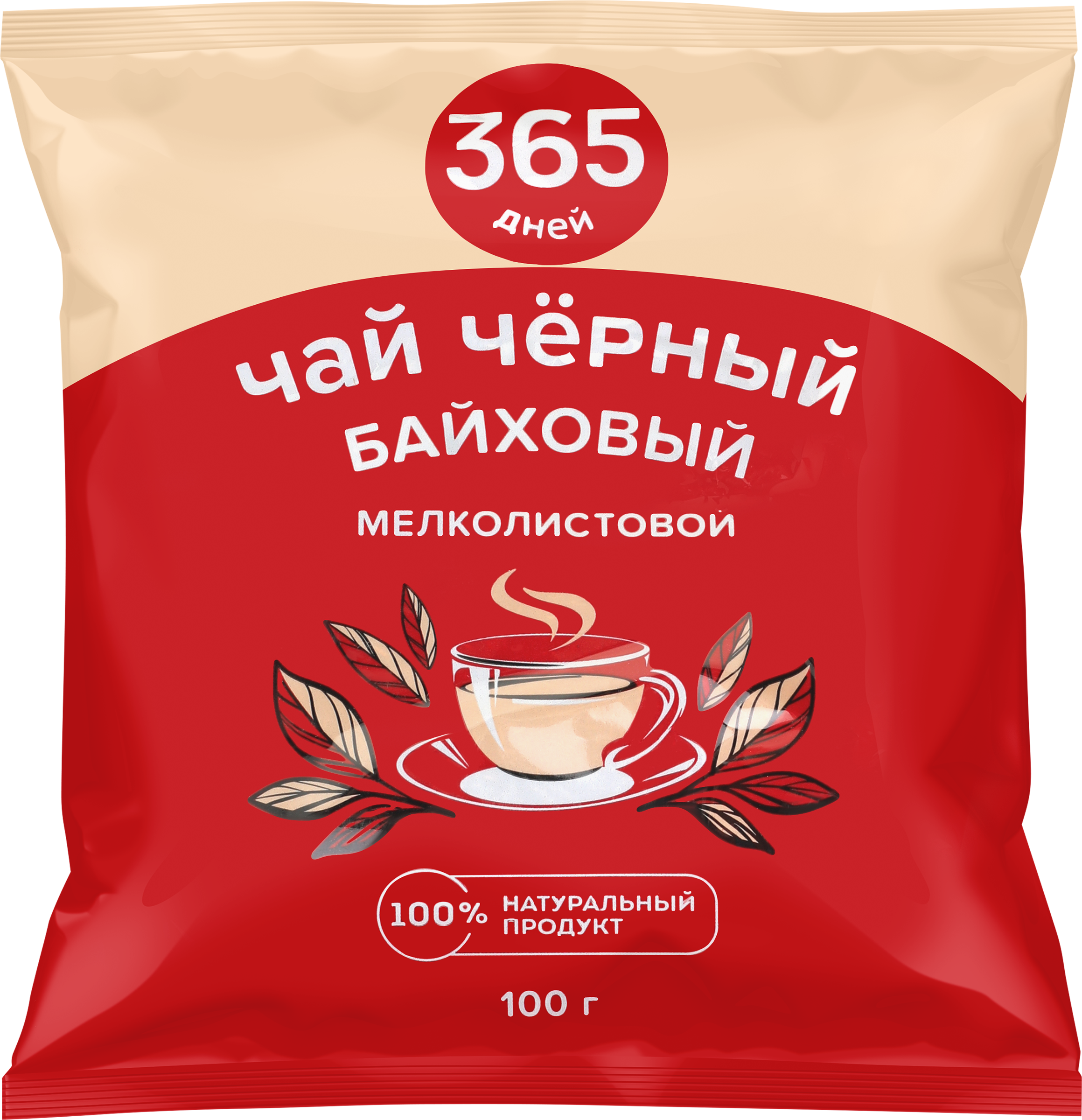 Изображение товара Чай черный 365 ДНЕЙ байховый, листовой, 100г Изображение товара Чай черный 365 ДНЕЙ байховый, листовой, 100г