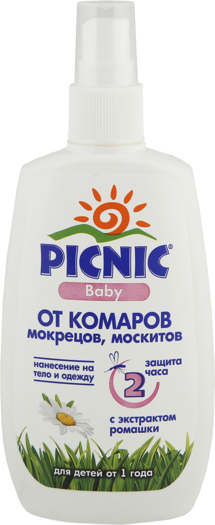 Изображение товара Спрей PICNIC Baby от комаров Изображение товара Спрей PICNIC Baby от комаров
