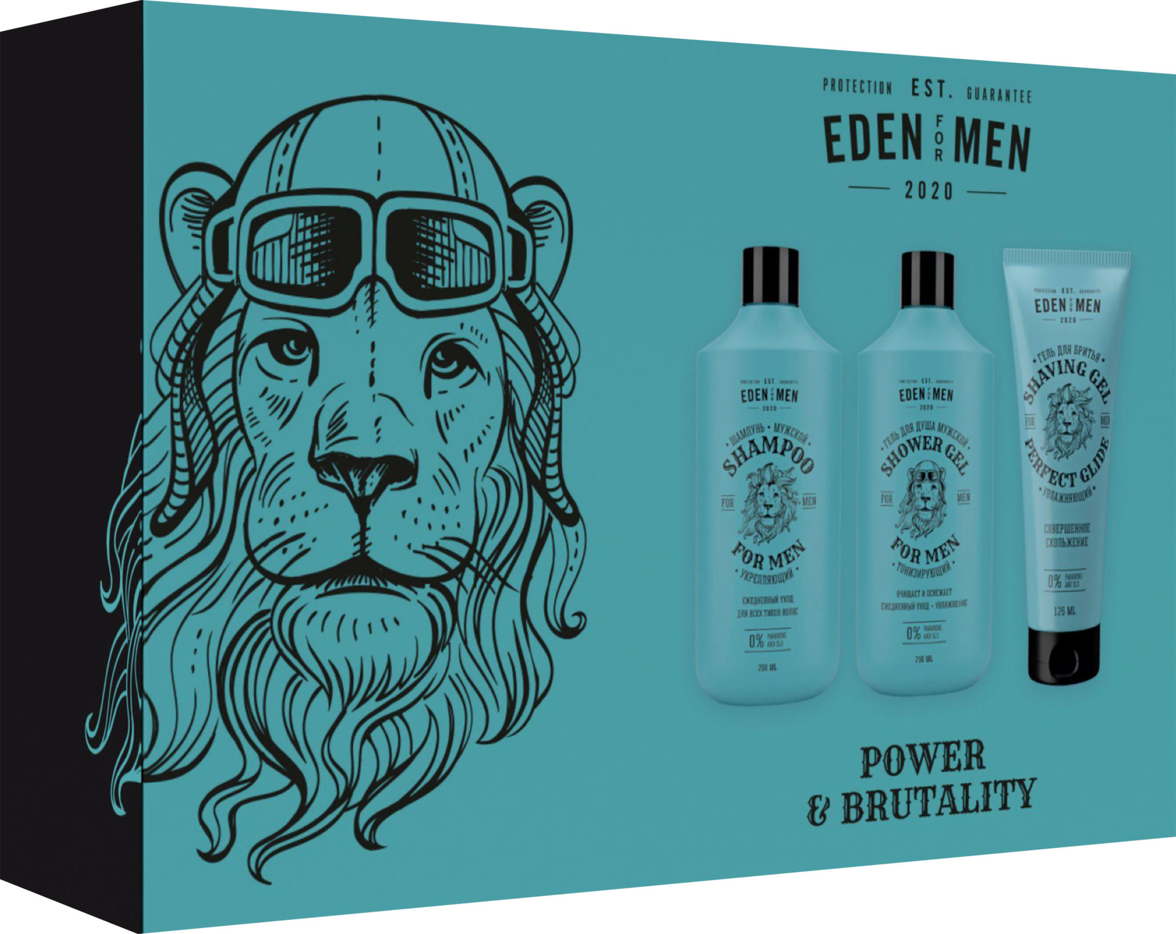 Изображение товара Набор подарочный мужской EDEN For men №2, Шампунь + Гель для душа + Гель для бритья Изображение товара Набор подарочный мужской EDEN For men №2, Шампунь + Гель для душа + Гель для бритья