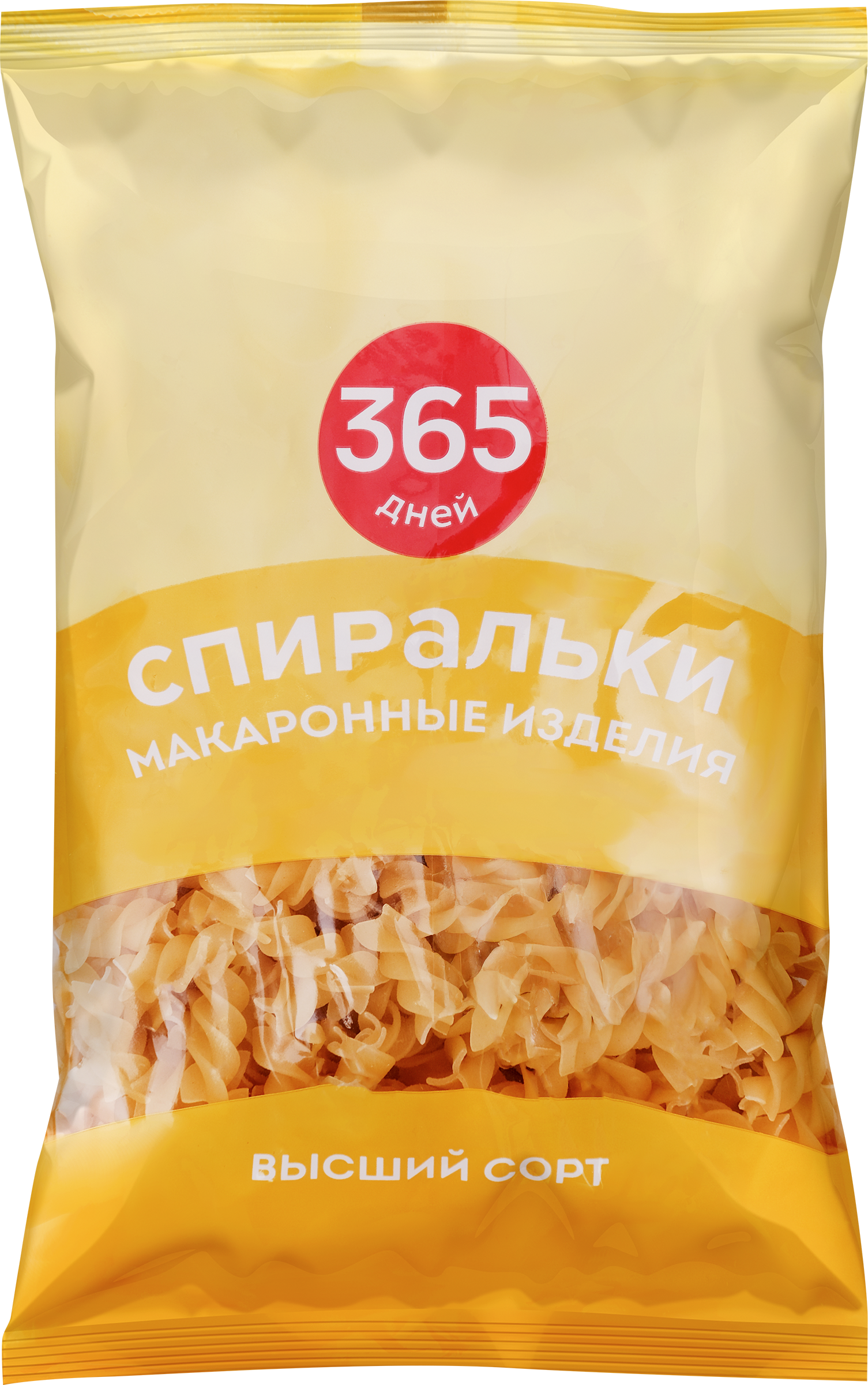 Изображение товара Макароны 365 ДНЕЙ Спираль, группа В высший сорт, 400г