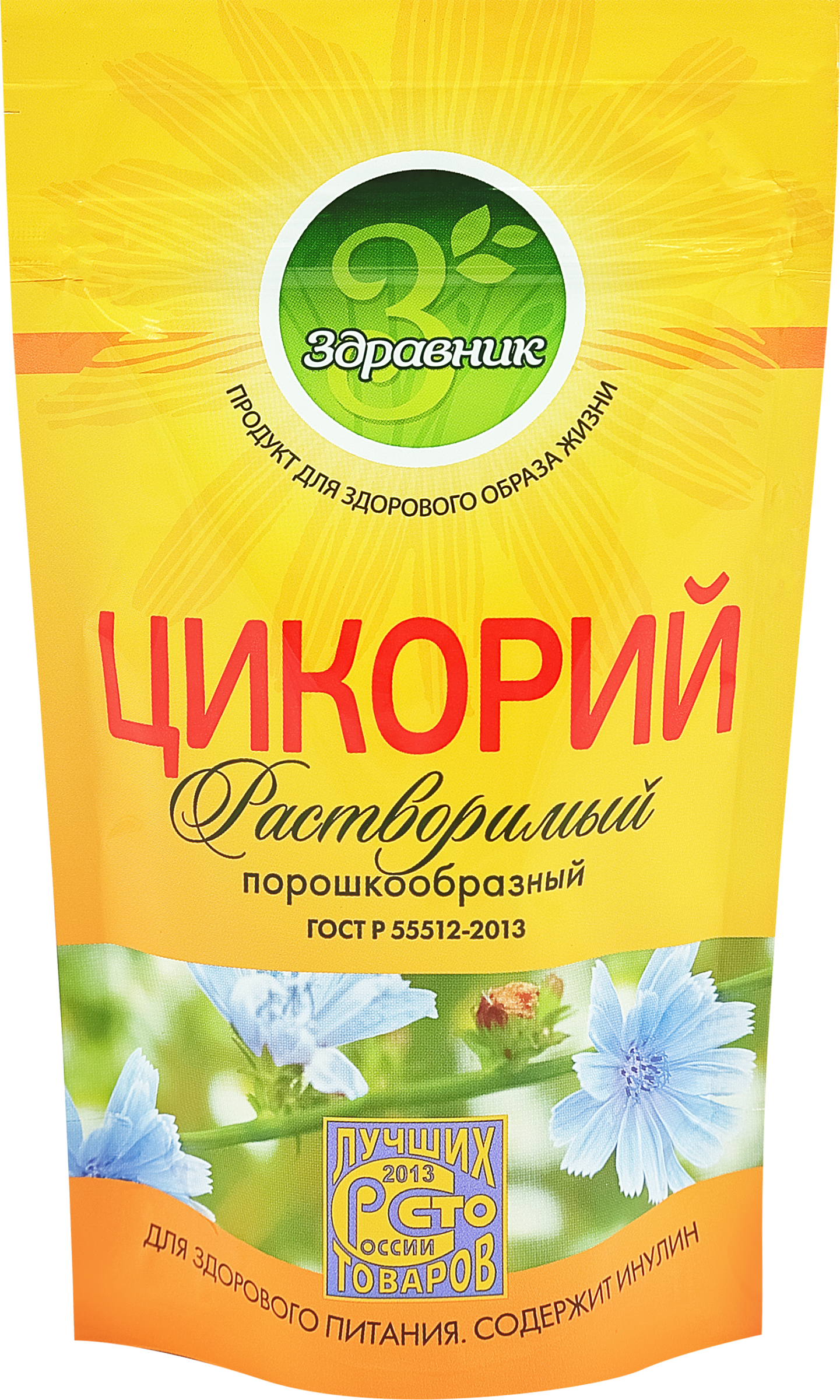 Изображение товара Растворимый цикорий ЗДРАВНИК 85 г - натуральный бодрящий напиток без кофеина Изображение товара Растворимый цикорий ЗДРАВНИК 85 г - натуральный бодрящий напиток без кофеина
