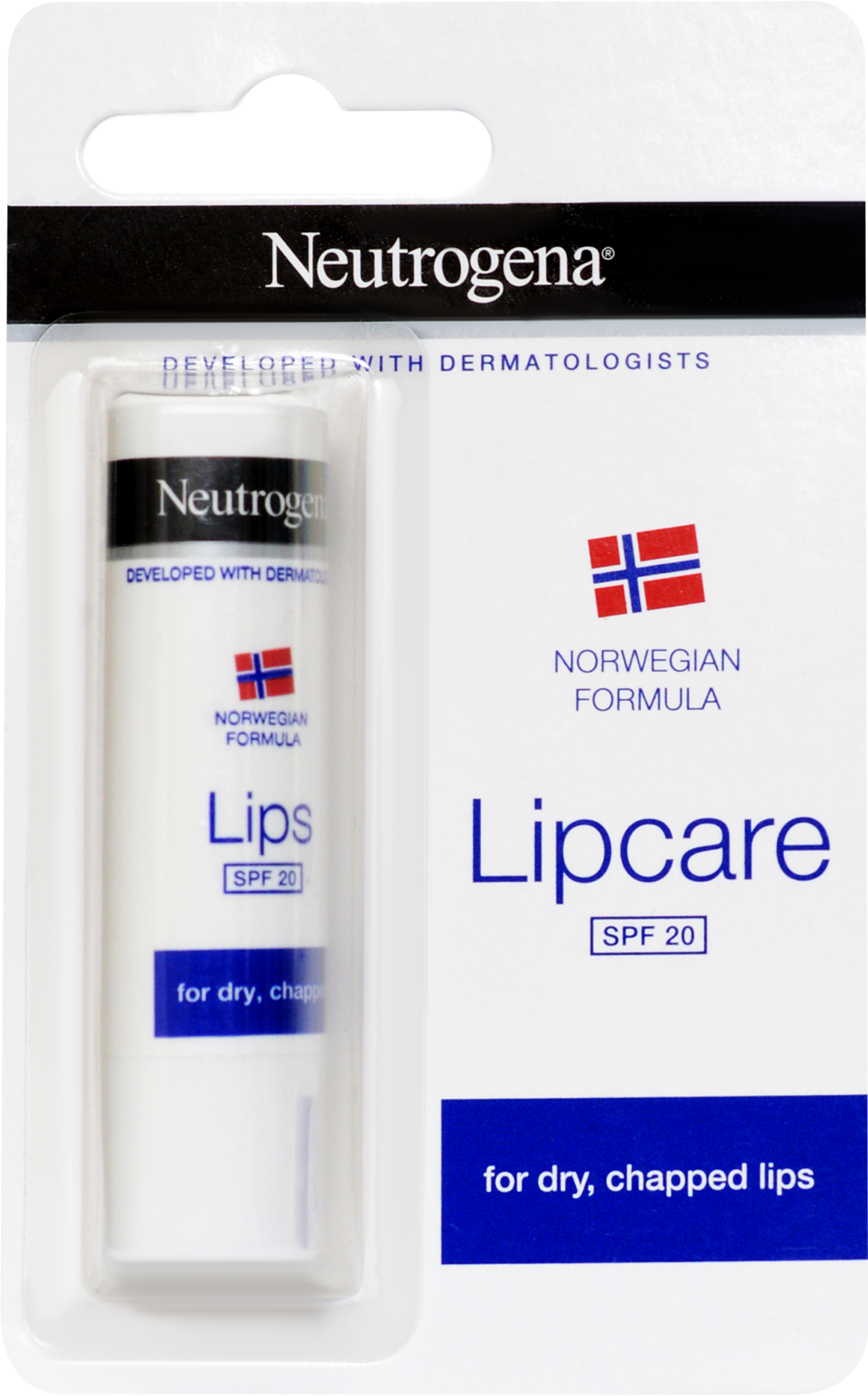 Изображение товара Бальзам для губ NEUTROGENA Норвежская формула, для сухих и потрескавшихся губ SPF20, 4,8г