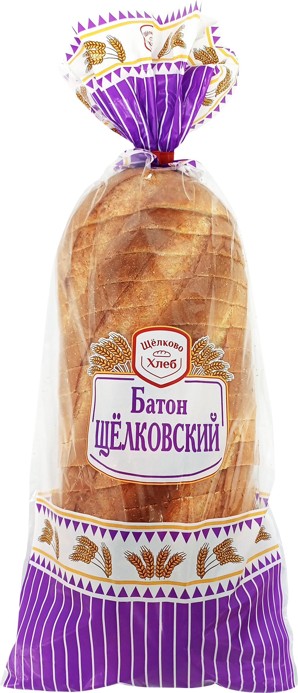 Изображение товара Батон ЗАО ЩЕЛКОВОХЛЕБ Щелковский, в нарезке, 330г