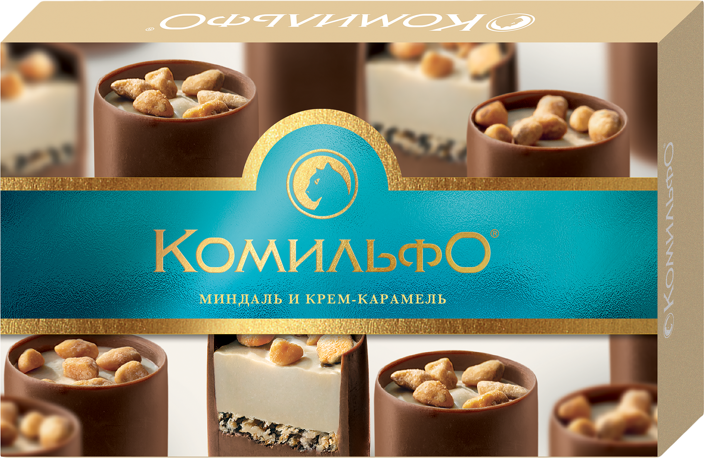 Изображение товара Конфеты КОМИЛЬФО Миндаль и крем-карамель 116г мягкое сладкое лакомство Изображение товара Конфеты КОМИЛЬФО Миндаль и крем-карамель 116г мягкое сладкое лакомство