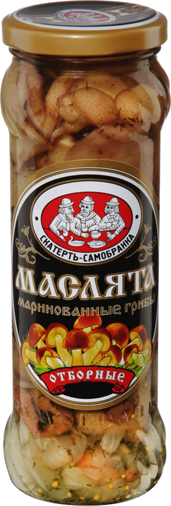 Изображение товара Маслята маринованные СКАТЕРТЬ-САМОБРАНКА 370 мл - вкусные и натуральные грибы Изображение товара Маслята маринованные СКАТЕРТЬ-САМОБРАНКА 370 мл - вкусные и натуральные грибы