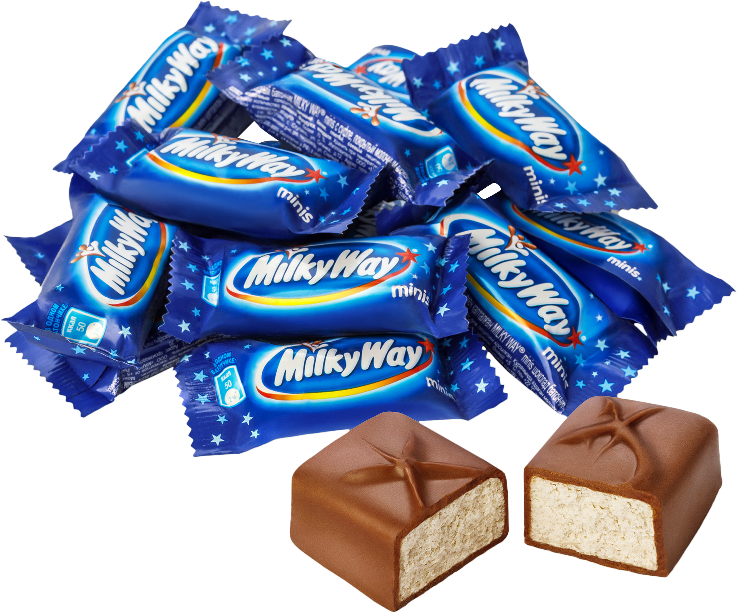 Изображение товара Шоколадные конфеты MILKY WAY Minis с молочным суфле - вкусное удовольствие Изображение товара Шоколадные конфеты MILKY WAY Minis с молочным суфле - вкусное удовольствие