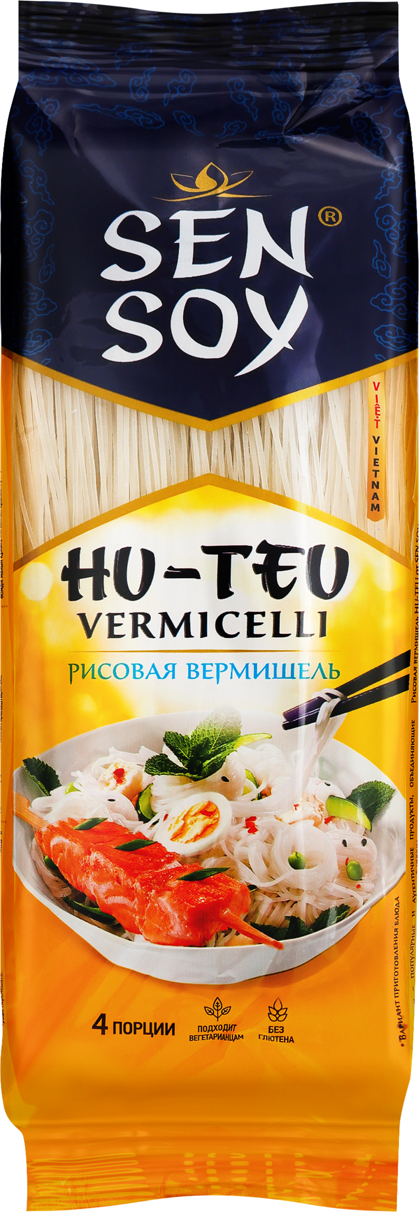 Изображение товара Вермишель рисовая SEN SOY Premium Hu-Teu, 200г Изображение товара Вермишель рисовая SEN SOY Premium Hu-Teu, 200г