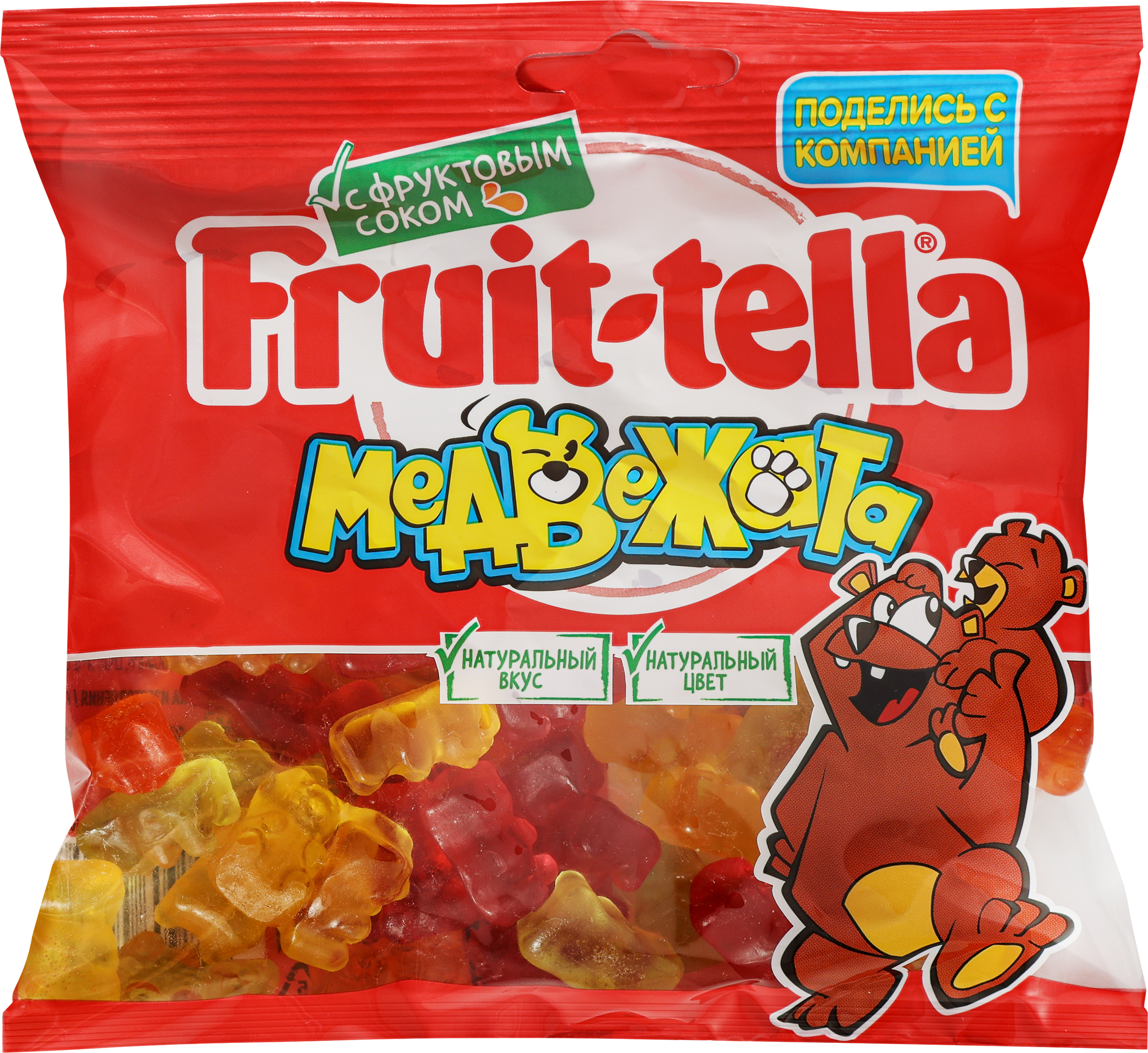 Изображение товара Мармелад жевательный FRUIT-TELLA Медвежата 150г для малышей и детей Изображение товара Мармелад жевательный FRUIT-TELLA Медвежата 150г для малышей и детей