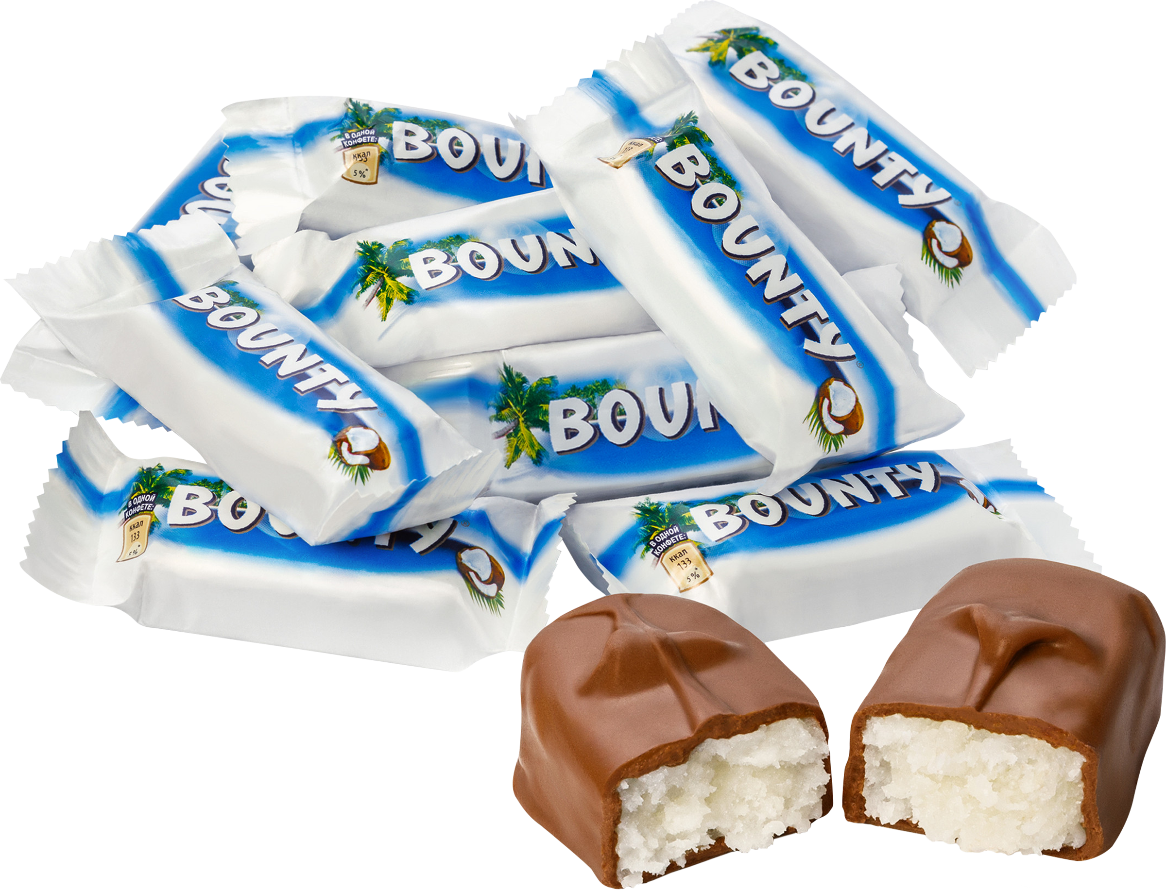Изображение товара Конфеты шоколадные BOUNTY с нежной мякотью кокоса, весовые