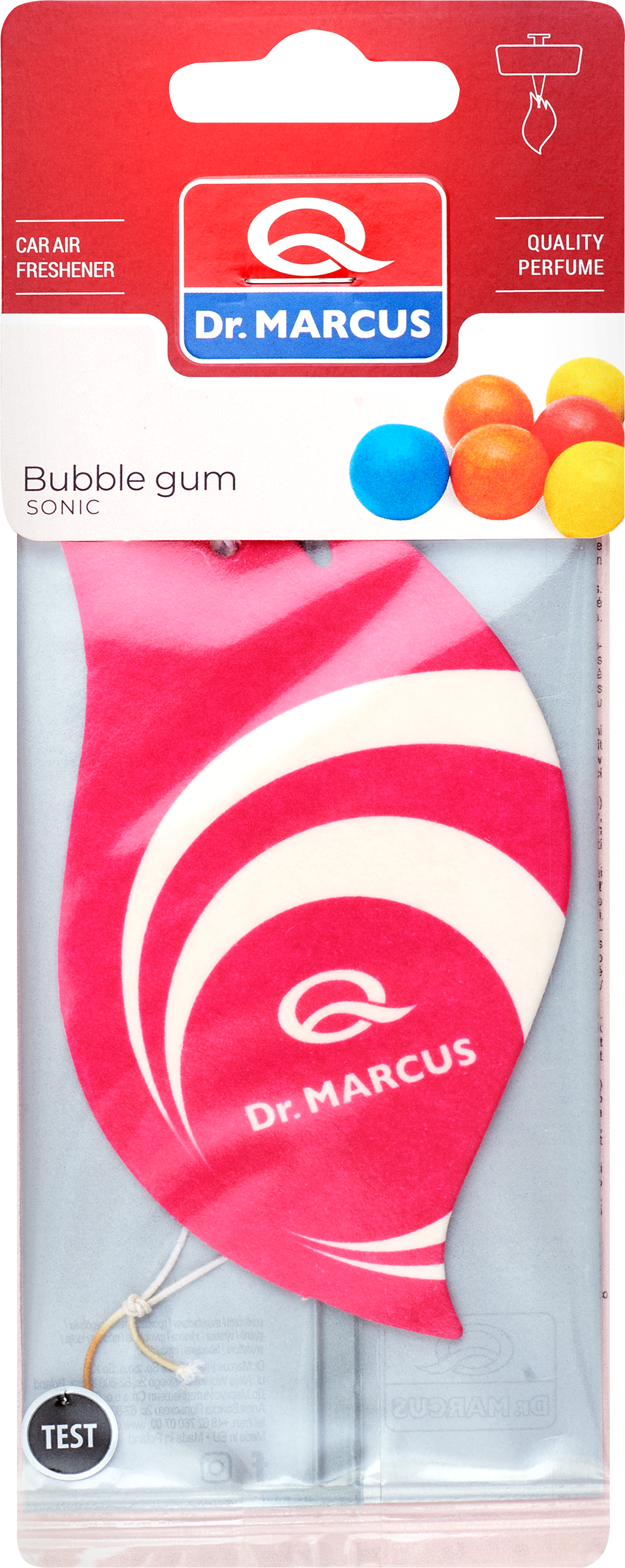 Изображение товара Ароматизатор автомобильный DR. MARCUS Sonic Bubble gum/Banana&chocolate, Арт. 369 Изображение товара Ароматизатор автомобильный DR. MARCUS Sonic Bubble gum/Banana&chocolate, Арт. 369