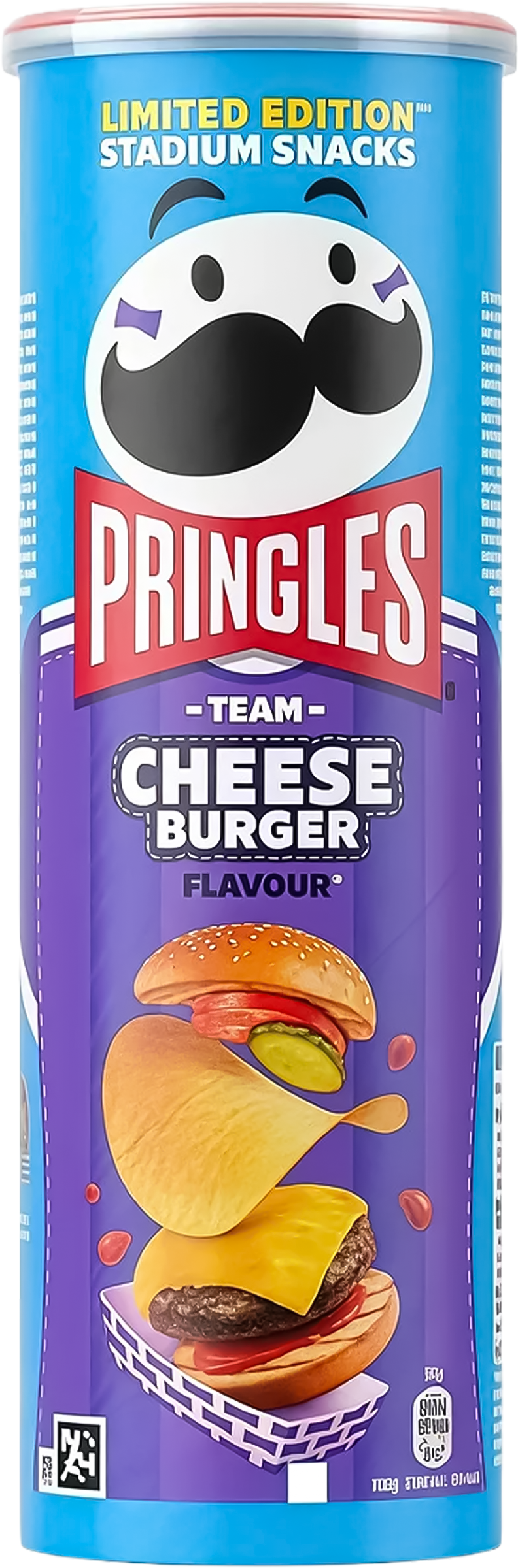 Изображение товара Чипсы PRINGLES Чизбургер хрустящие картофельные с ярким вкусом Изображение товара Чипсы PRINGLES Чизбургер хрустящие картофельные с ярким вкусом