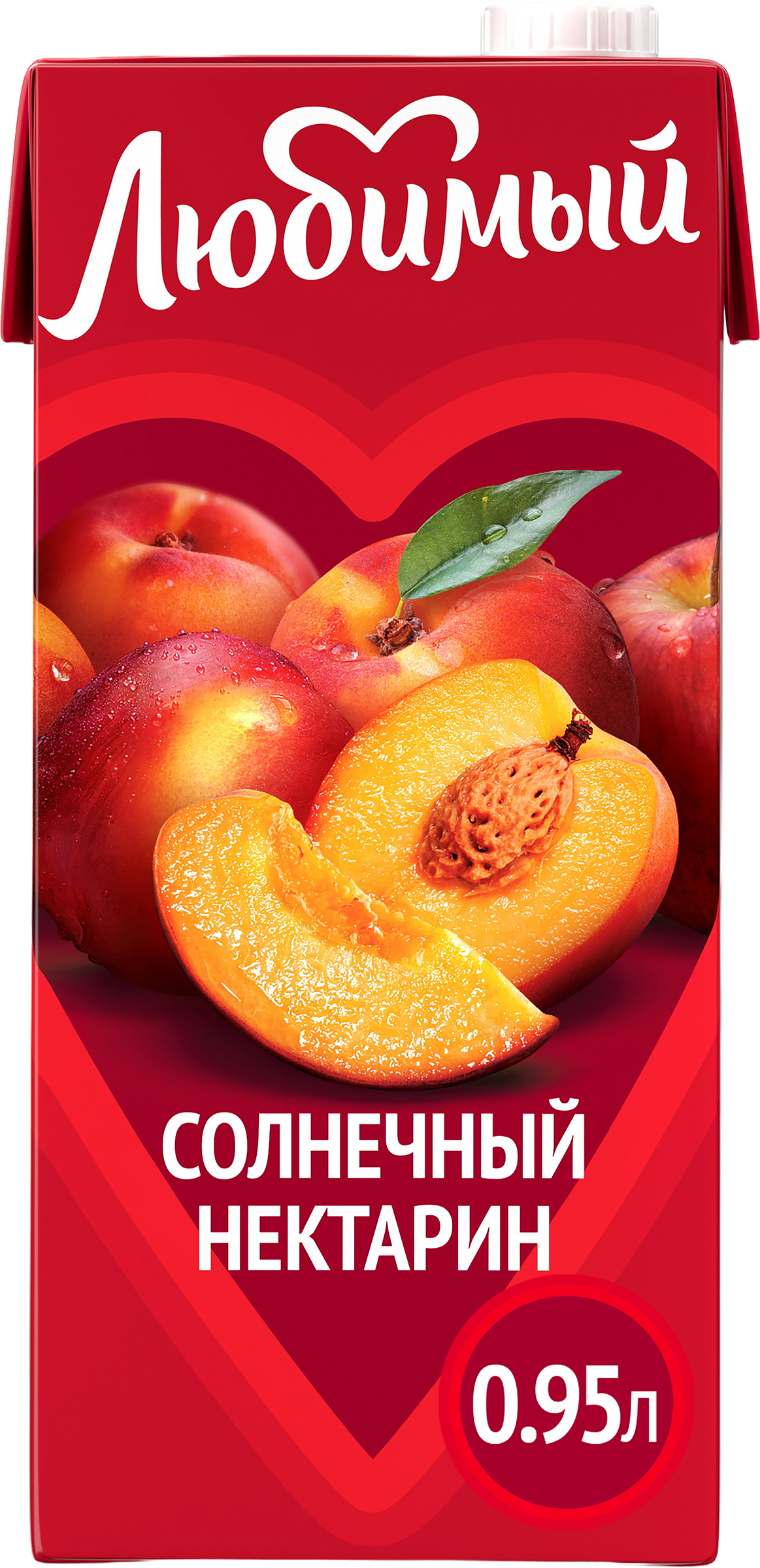Изображение товара Нектар Любимый Солнечный нектарин с мякотью, 0.95л Изображение товара Нектар Любимый Солнечный нектарин с мякотью, 0.95л