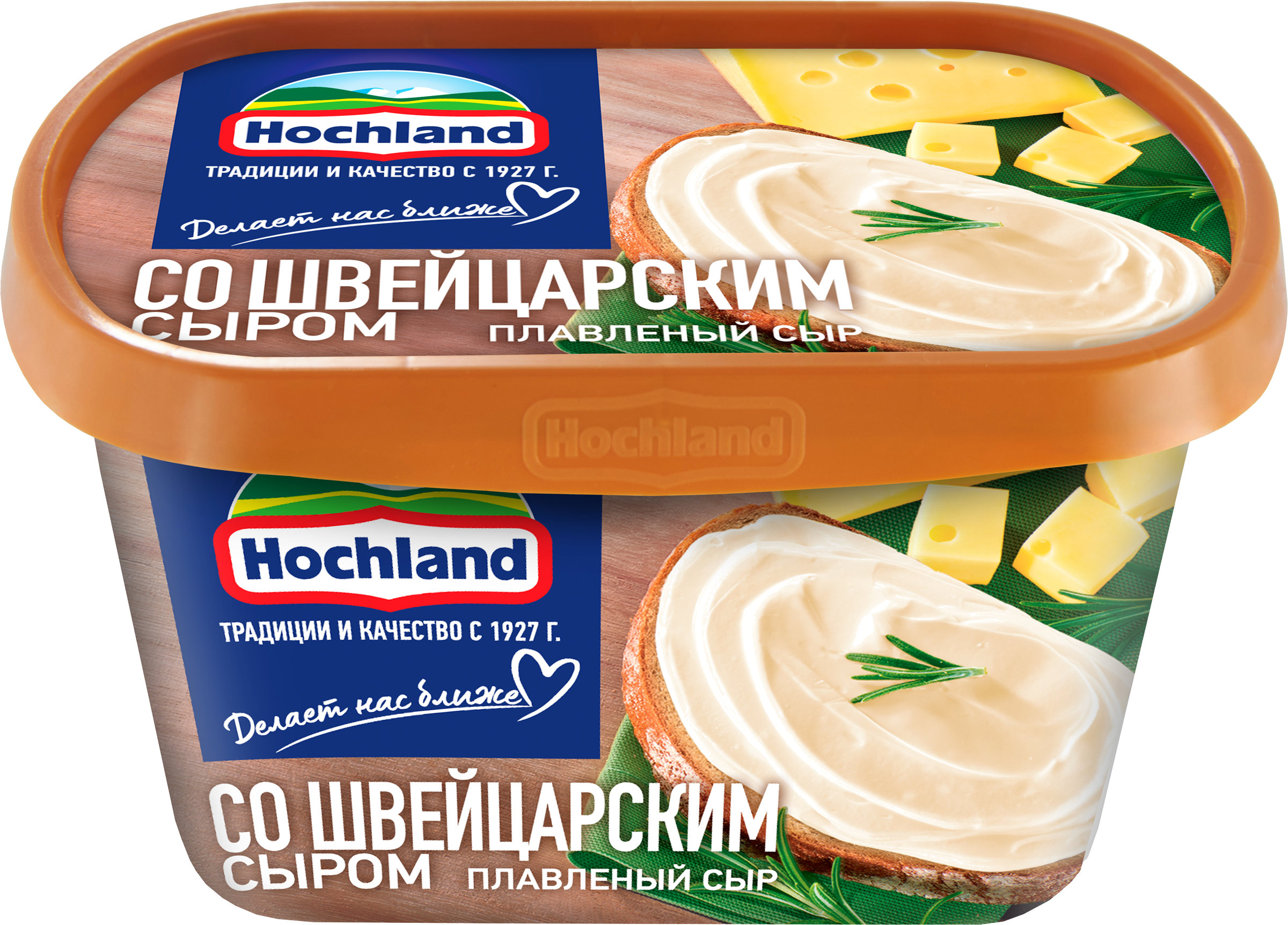 Изображение товара Плавленый сыр HOCHLAND со швейцарским сыром 50% для закусок и соусов