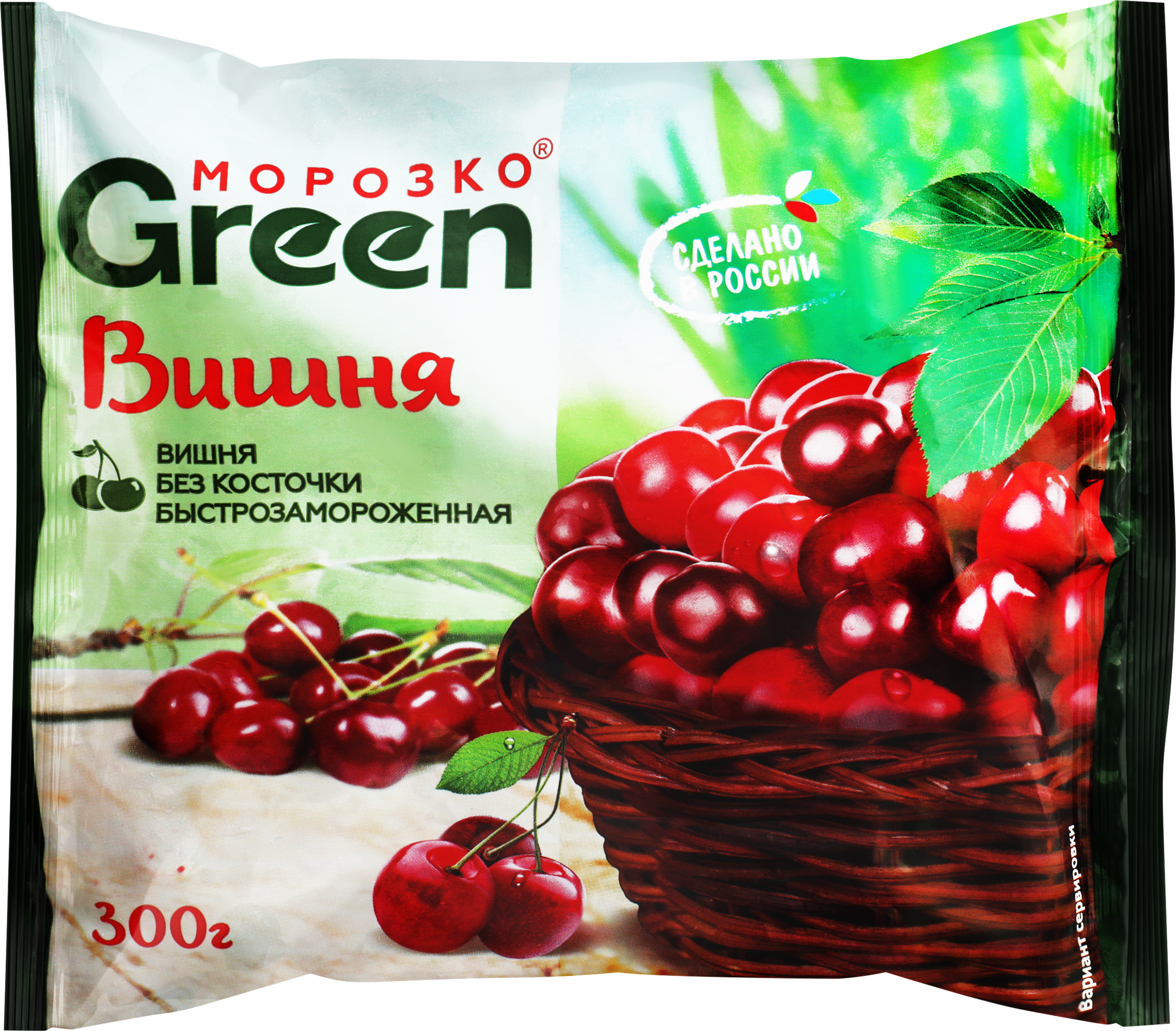 Изображение товара Вишня МОРОЗКО Green без косточки, 300г