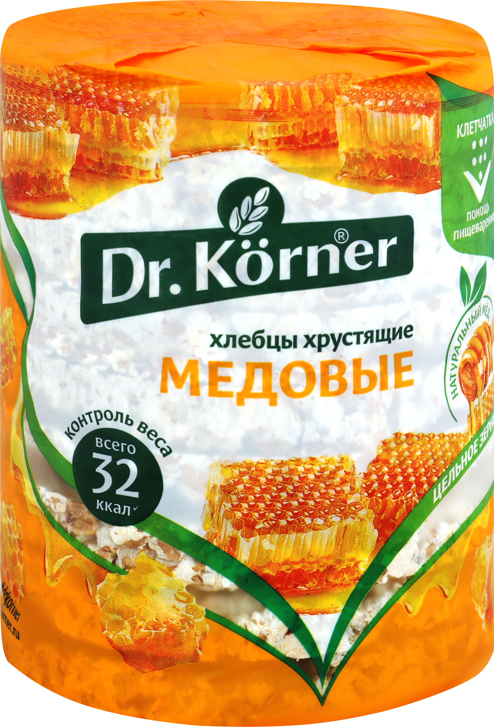 Изображение товара Хлебцы DR KORNER Злаковый коктейль медовый 100г полезный перекус