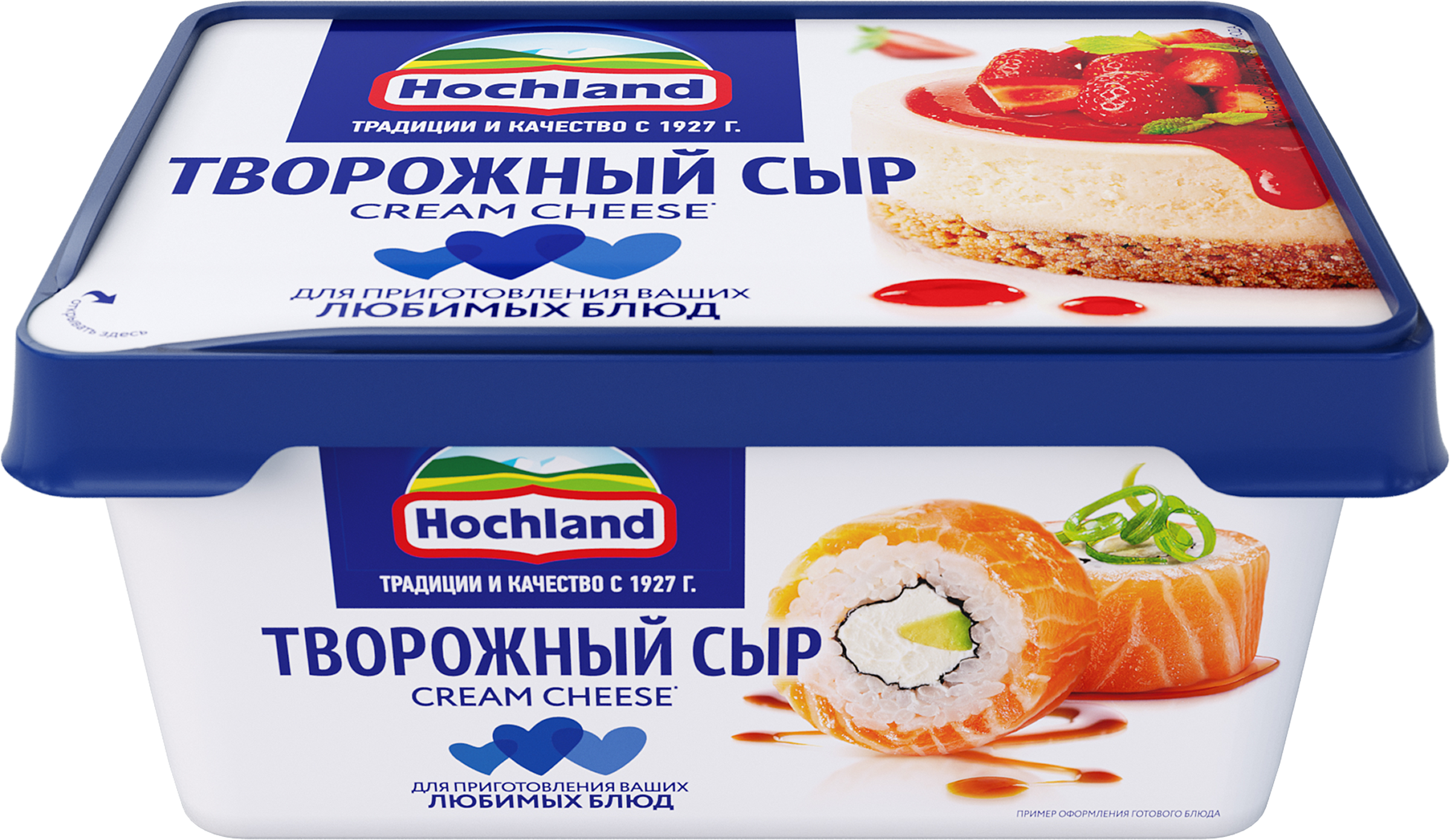 Изображение товара Сыр творожный HOCHLAND для кулинарии 65% 400г натуральный продукт для десертов и горячих блюд