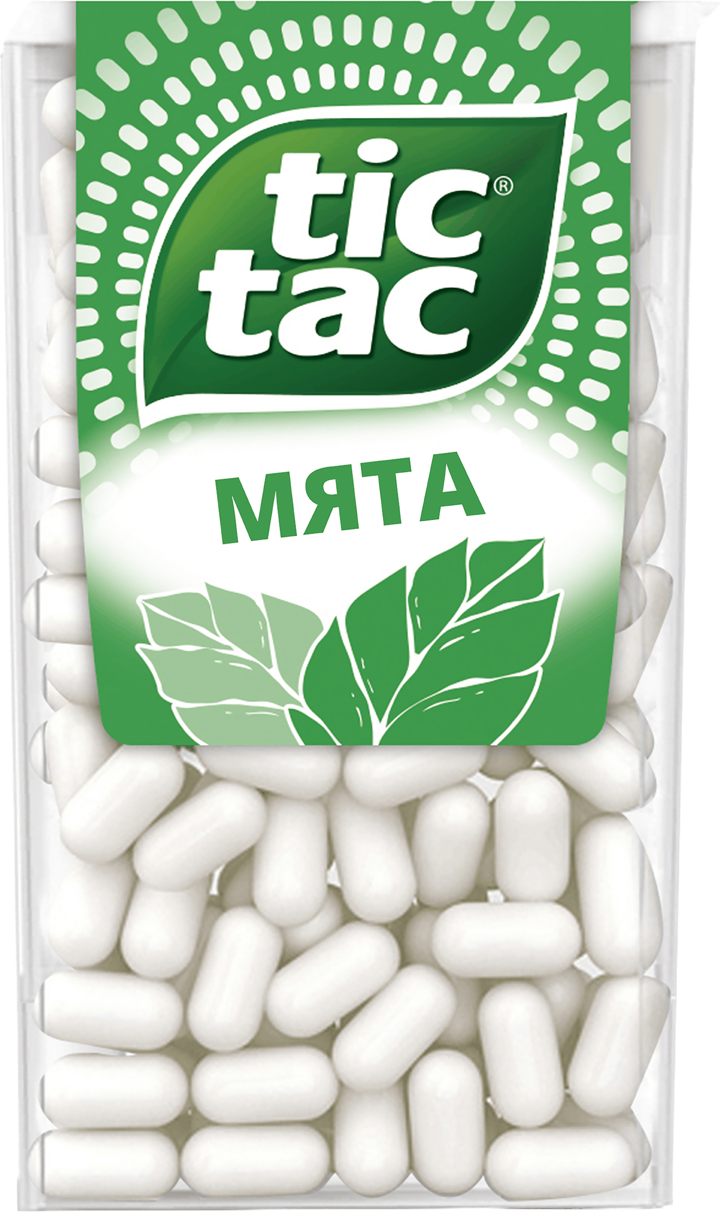 Изображение товара Драже TIC TAC Мята 49г освежающее жевательное с мятным вкусом Изображение товара Драже TIC TAC Мята 49г освежающее жевательное с мятным вкусом