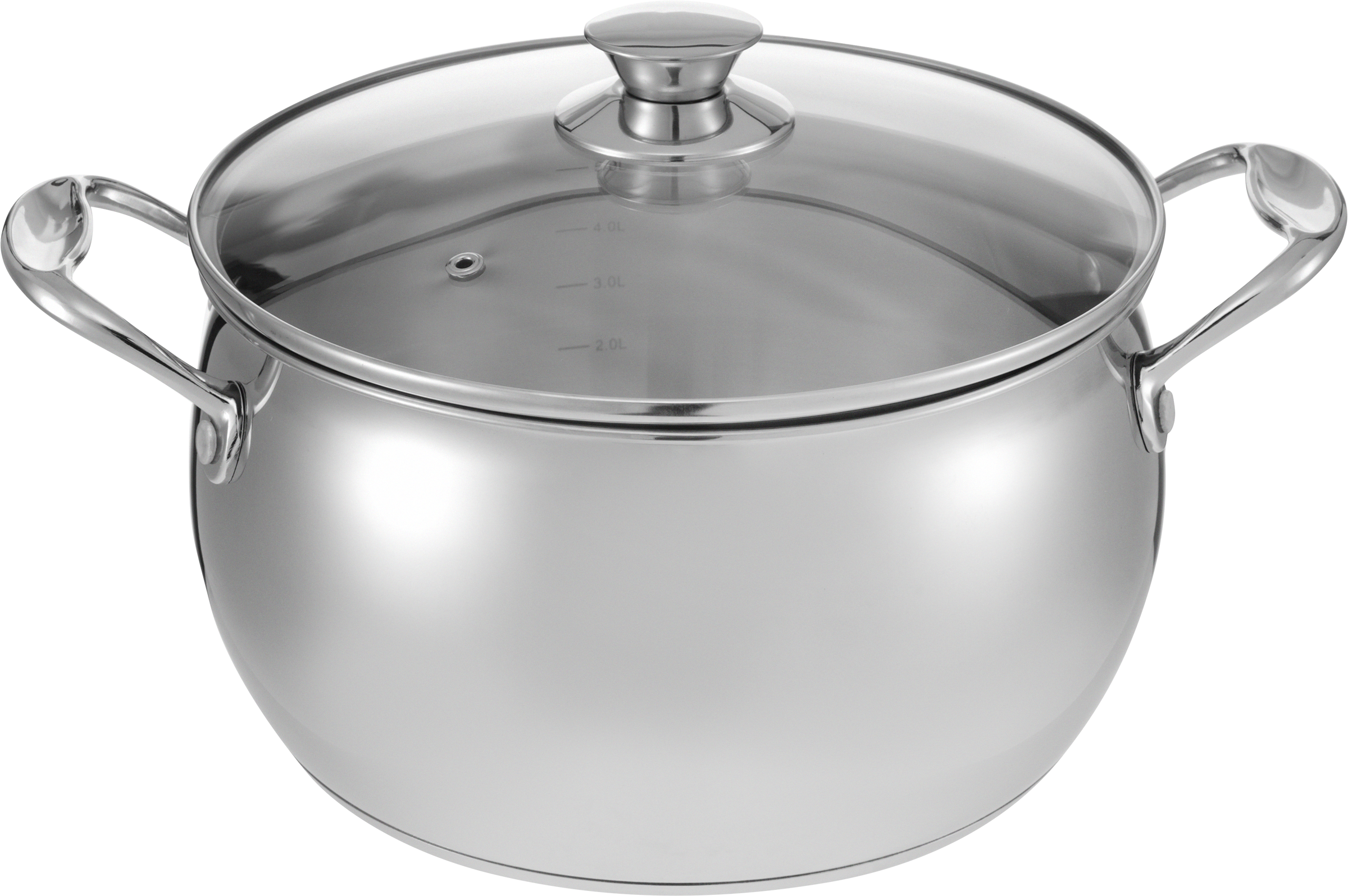 Изображение товара Кастрюля HOMECLUB Elegance нержавеющая сталь 6.6л Арт. CW-C003 6,6