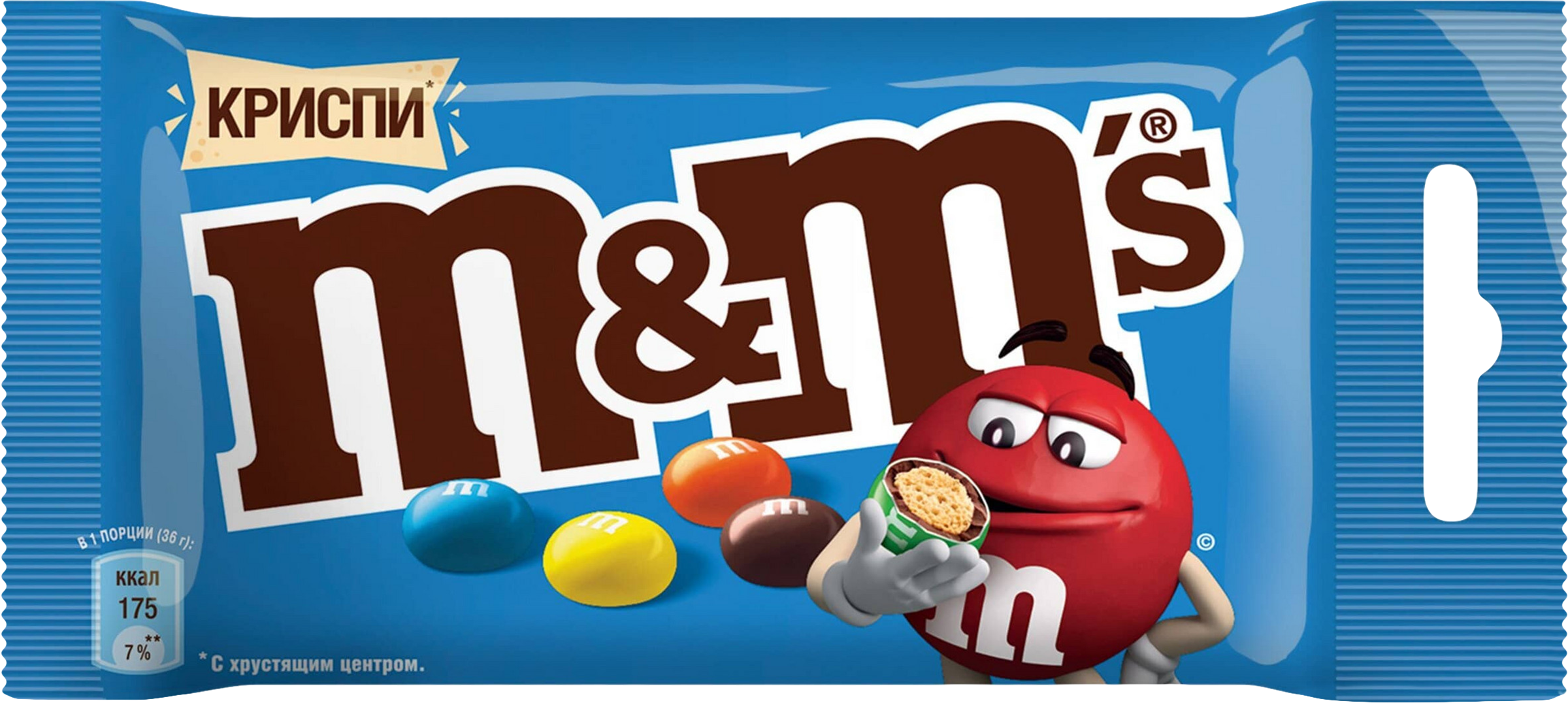 Изображение товара Драже M&M'S Криспи 36г - хрустящие конфеты с шоколадом Изображение товара Драже M&M'S Криспи 36г - хрустящие конфеты с шоколадом