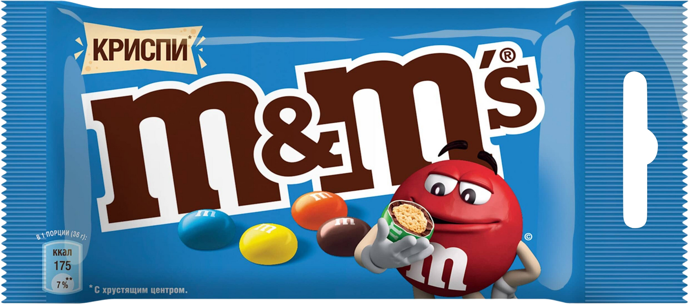 Изображение товара Драже M&M'S Криспи 36г - хрустящие конфеты с шоколадом Изображение товара Драже M&M'S Криспи 36г - хрустящие конфеты с шоколадом