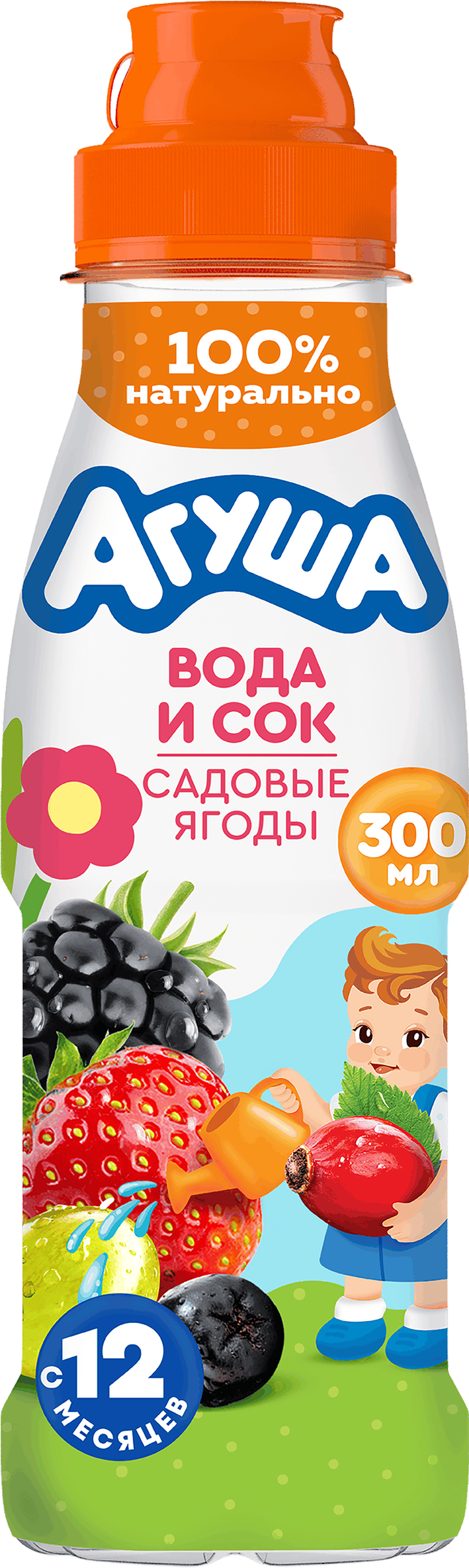 Изображение товара Напиток детский АГУША Садовые ягоды вода с соком, с 12 месяцев, 300мл Изображение товара Напиток детский АГУША Садовые ягоды вода с соком, с 12 месяцев, 300мл