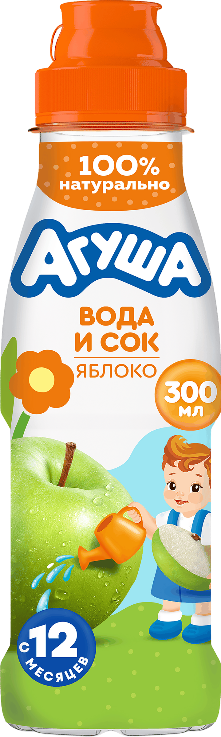 Изображение товара Напиток детский АГУША Яблоко вода с соком, с 12 месяцев, 300мл Изображение товара Напиток детский АГУША Яблоко вода с соком, с 12 месяцев, 300мл