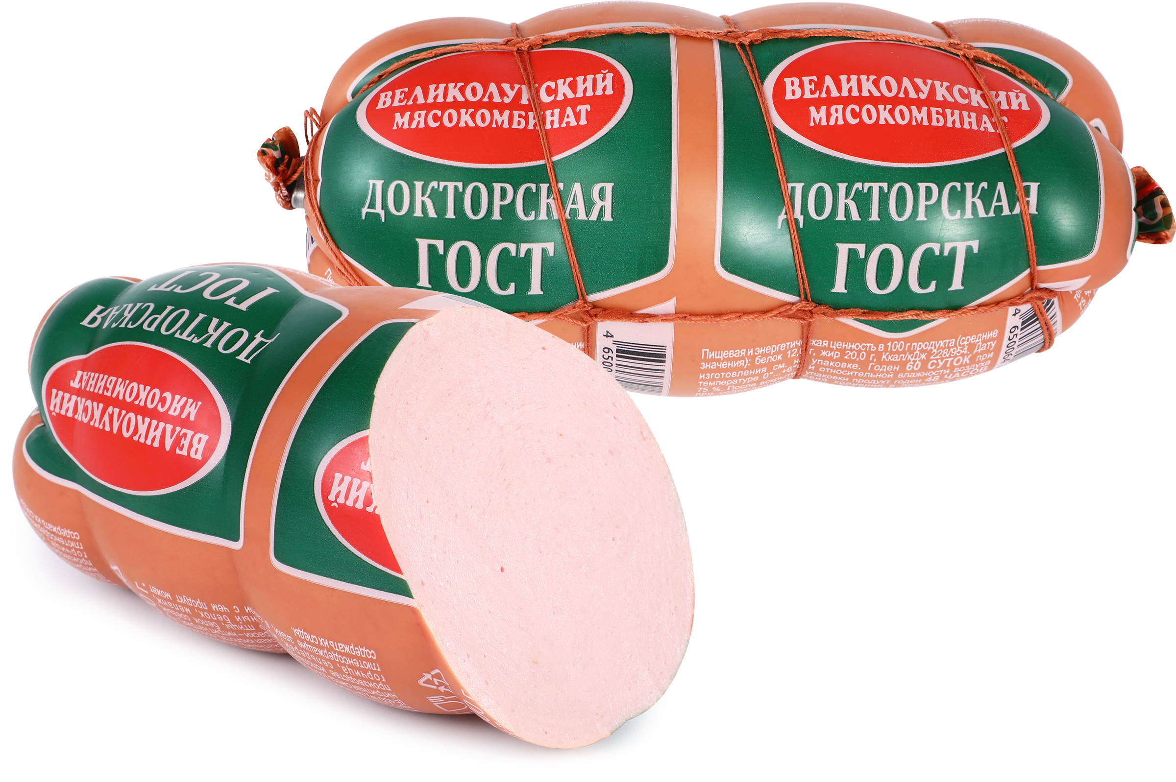 Изображение товара Колбаса вареная МК ВЕЛИКОЛУКСКИЙ Докторская 500 г ГОСТ натуральный состав Изображение товара Колбаса вареная МК ВЕЛИКОЛУКСКИЙ Докторская 500 г ГОСТ натуральный состав